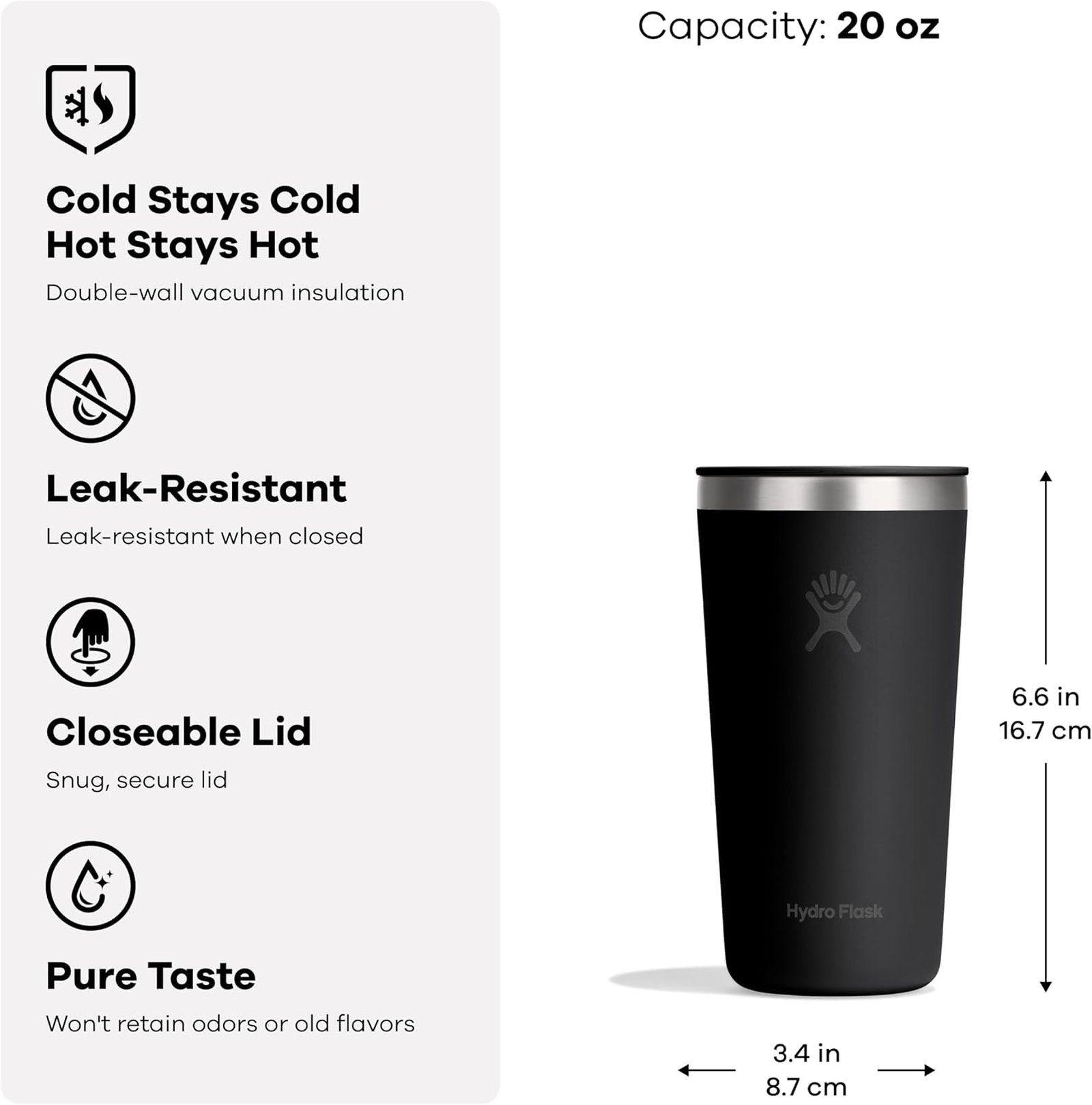 Botella Hydroflask All Arround 591Ml Blanco-2