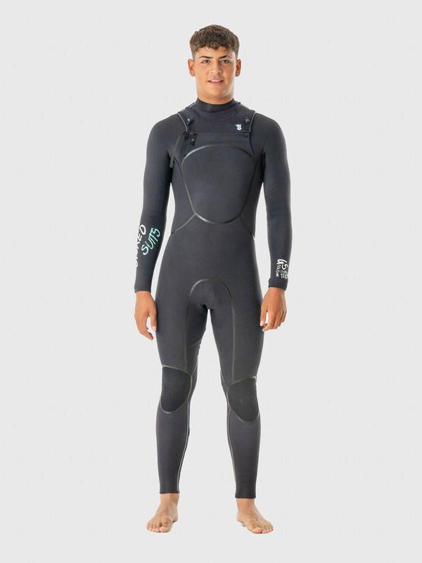 Traje Stoked Hombre De Agua G5 37716 Removable Hood ST004 Negro-0