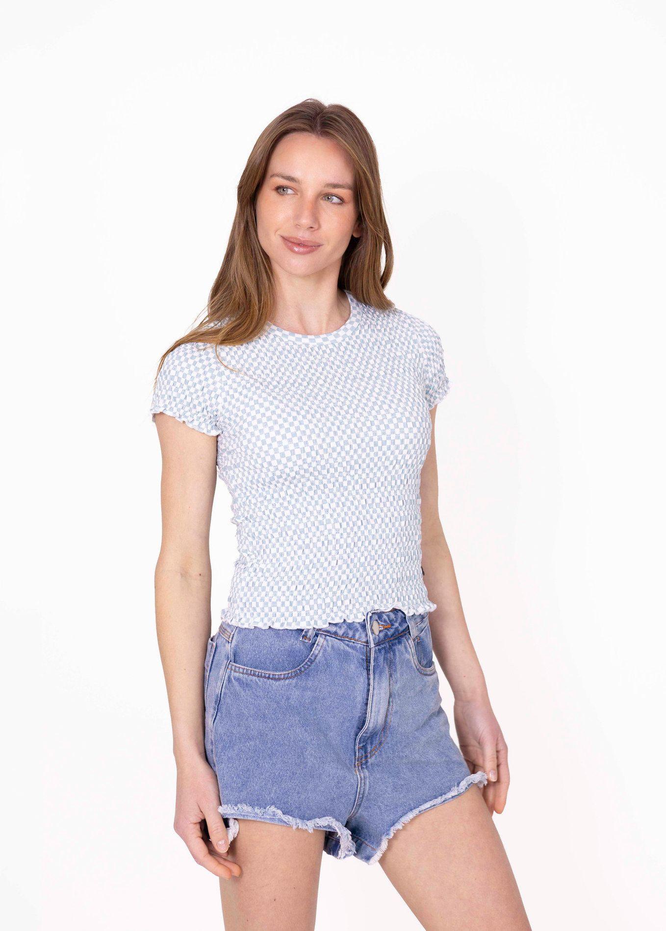 Polera Rib Stoked V26 Mujer Celeste-2