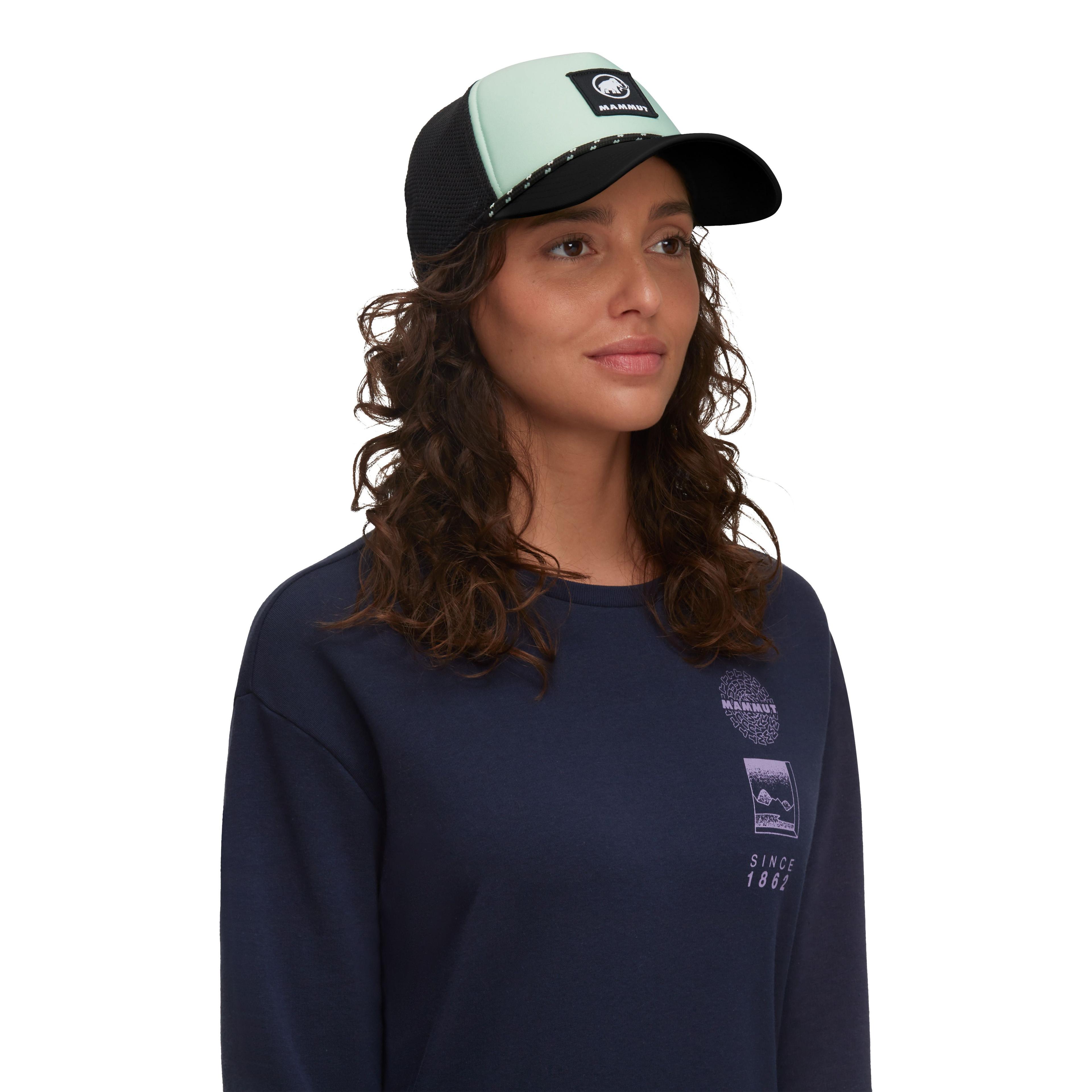 Jockey Mammut Unisex Crag Cap Logo Verde Pastel Negro-0