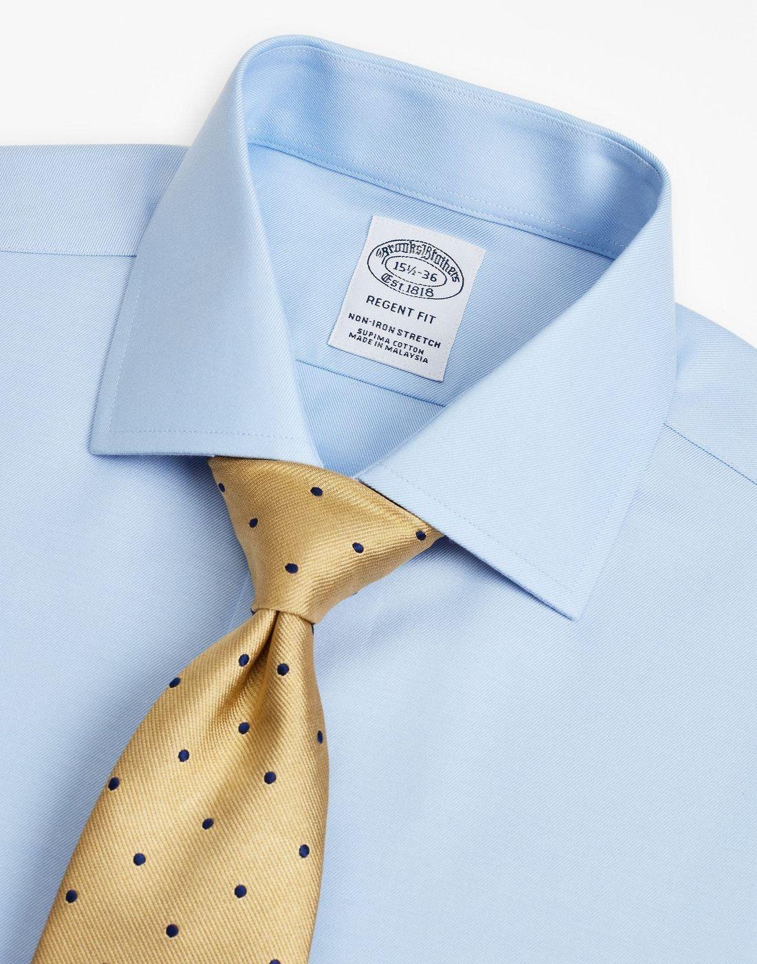 Camisa Brooks Brothers Hombre Ds Og Ni Stwl Eng Dbb Ff Np Slim Celeste-1