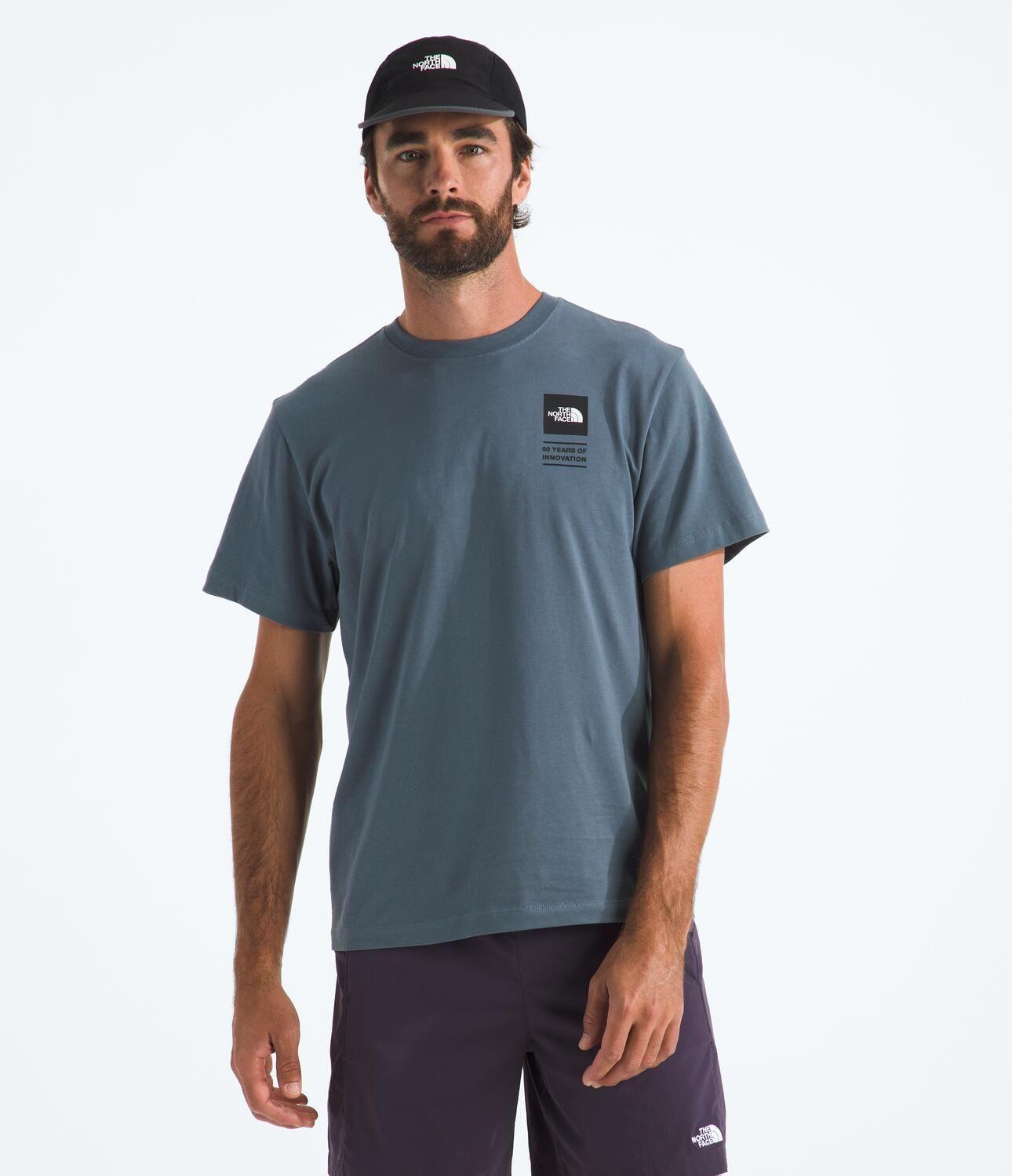 Polera Icon Celebration Regular Short Sleeve Hombre Gris-0