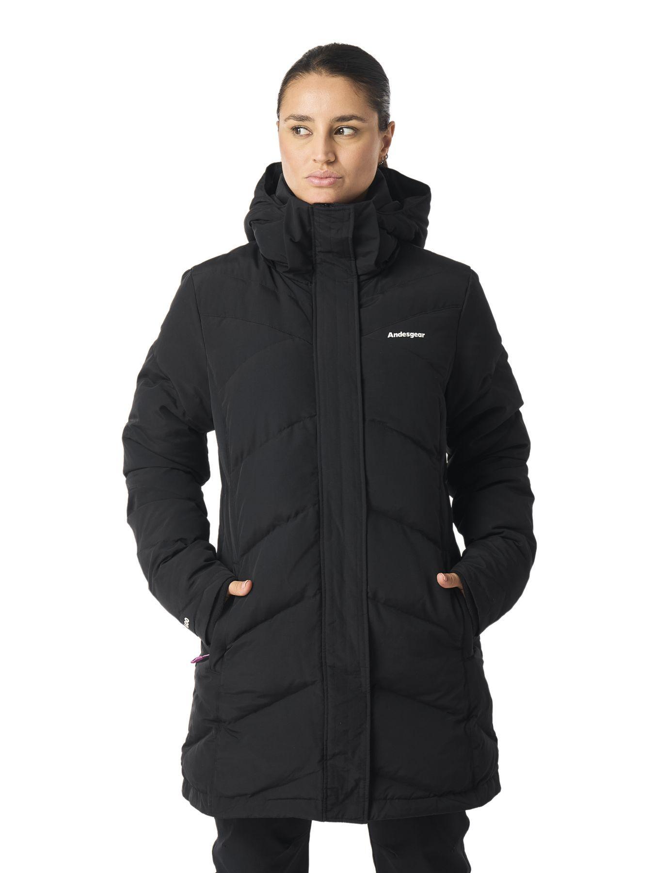 Chaquetas Andesgear Mujer Petrohué Down Negro-0