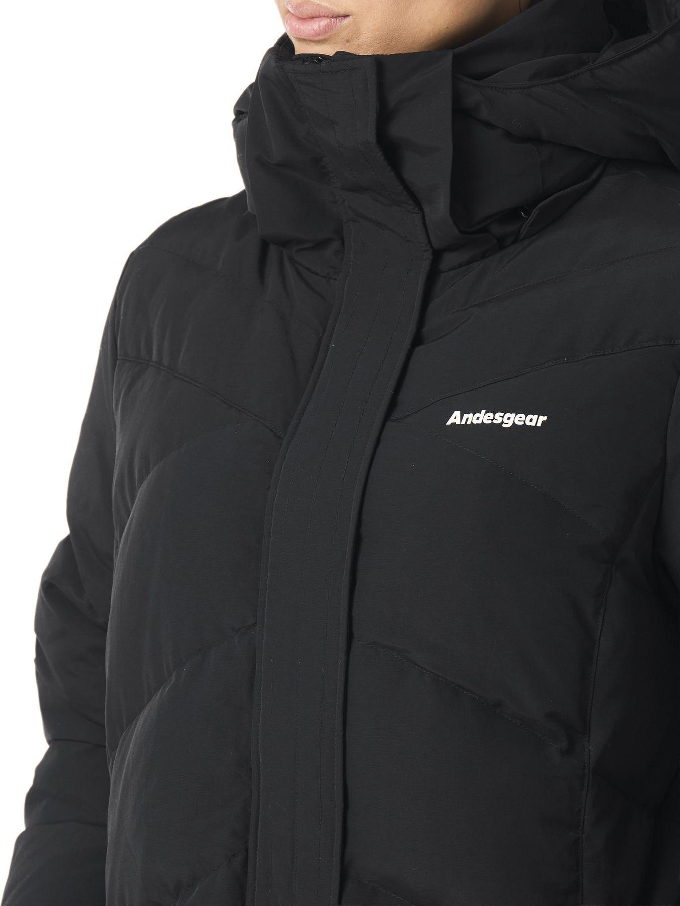 Chaquetas Andesgear Mujer Petrohué Down Negro-4