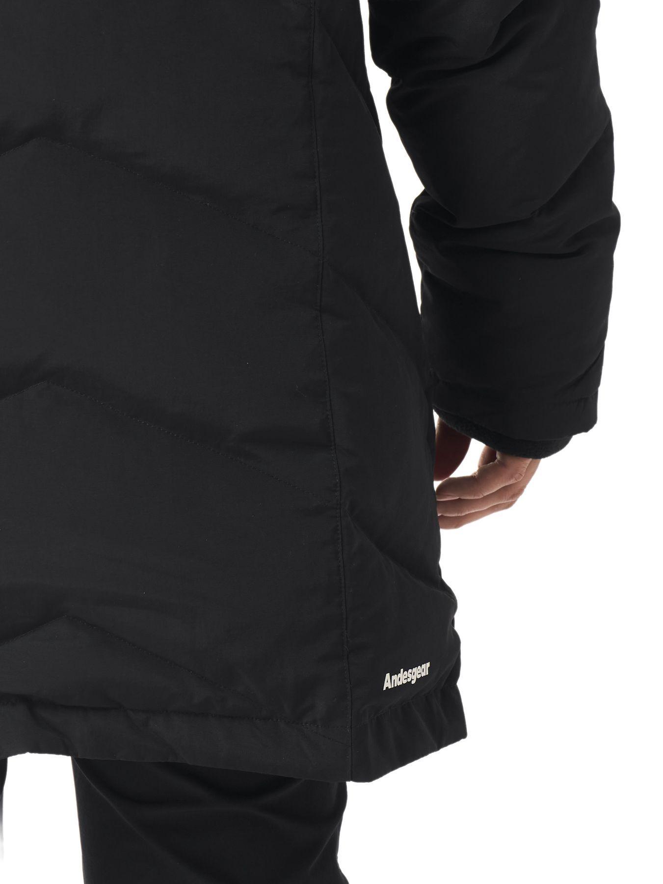 Chaquetas Andesgear Mujer Petrohué Down Negro-5