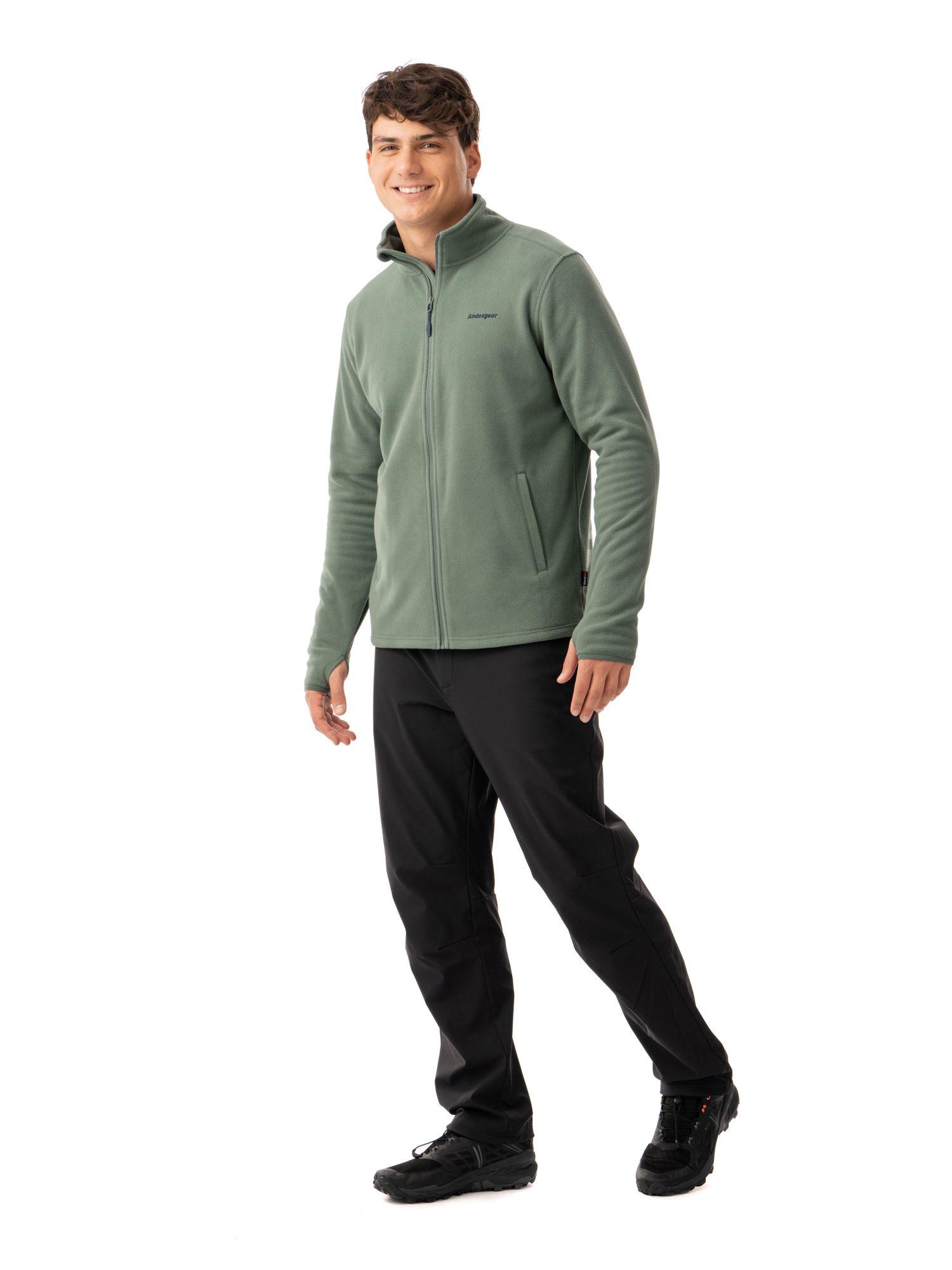 Polar Andesgear Hombre Maihue Fullzip Verde-2