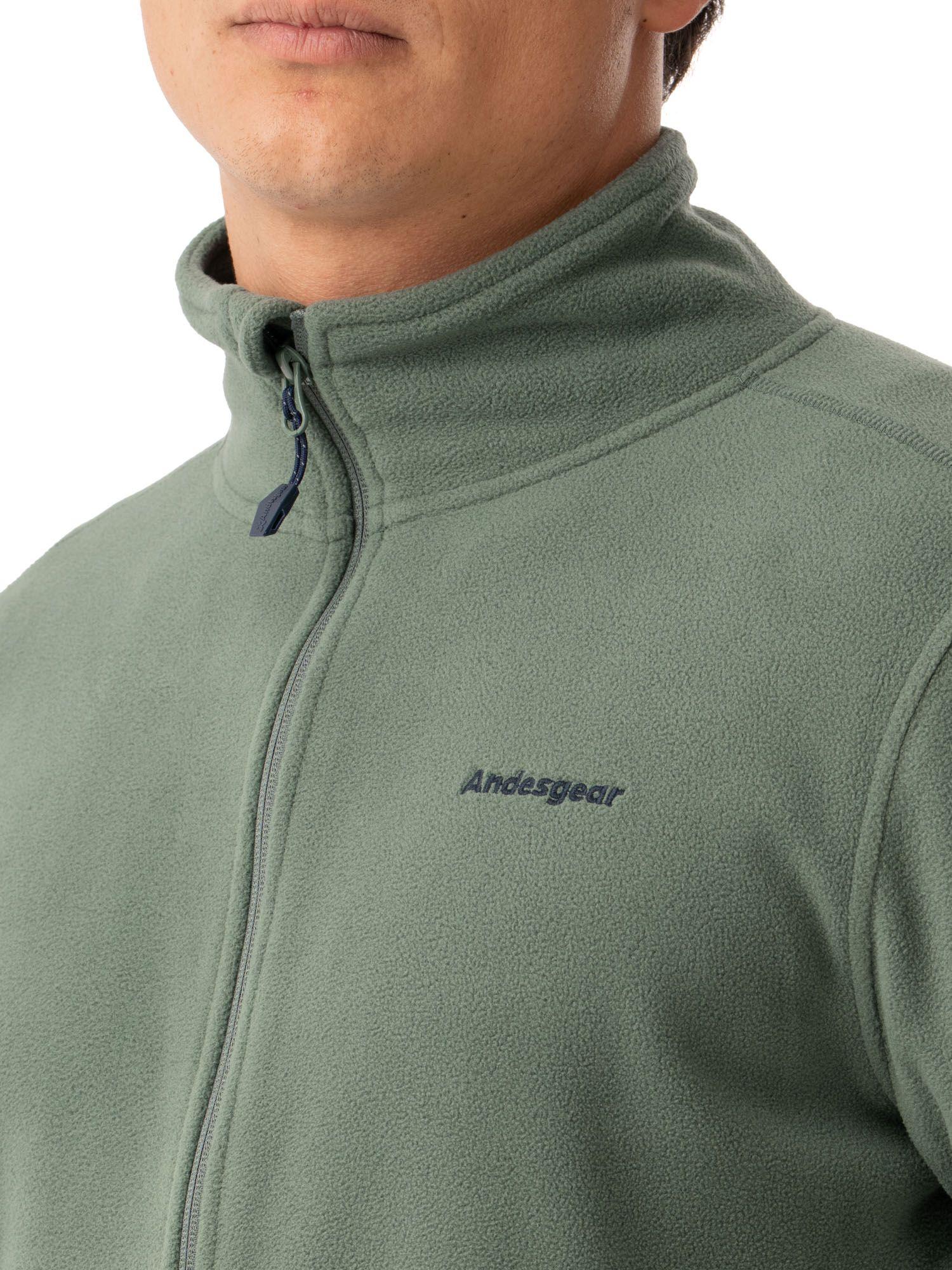 Polar Andesgear Hombre Maihue Fullzip Verde-3