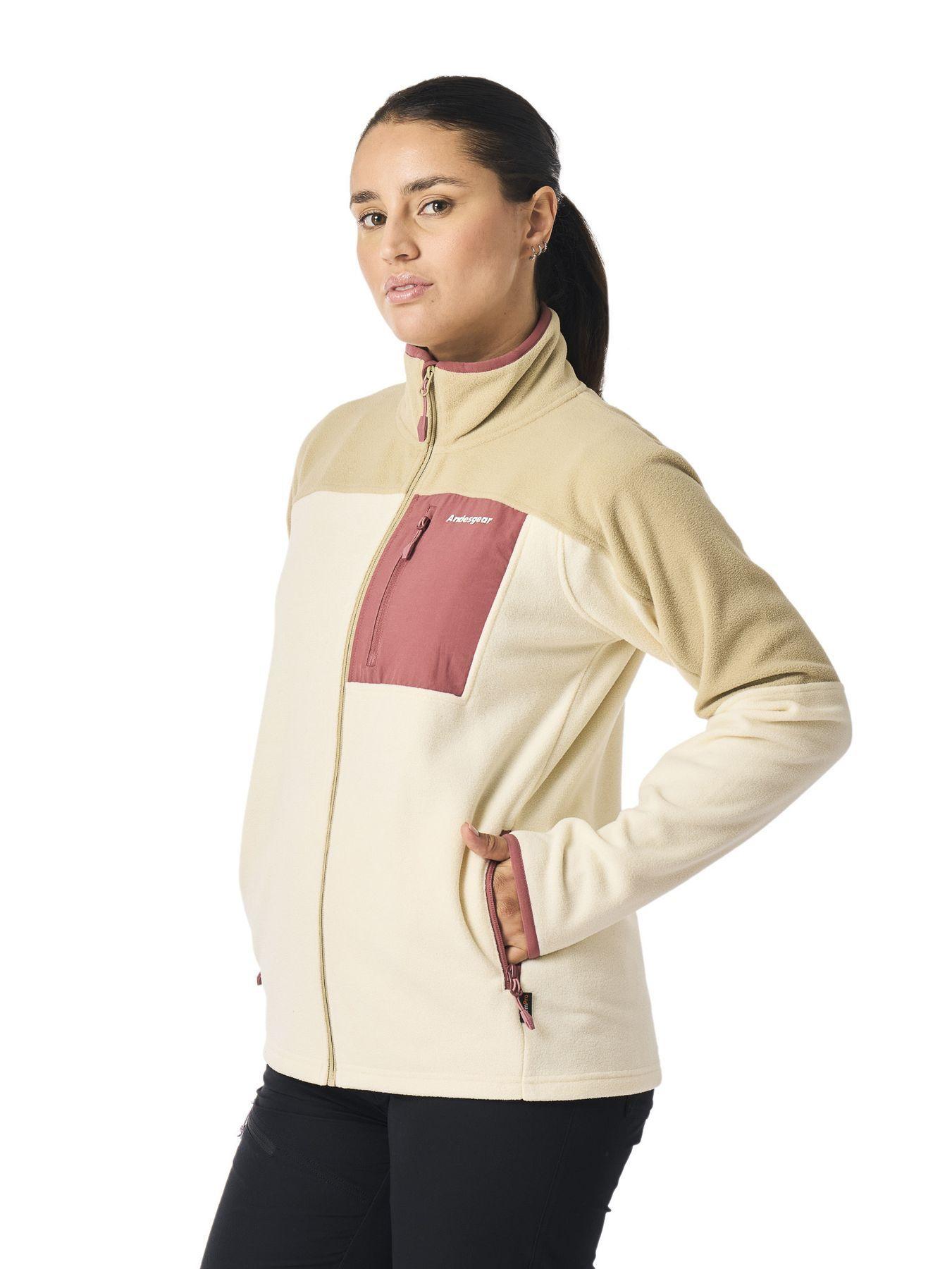 Polar Andesgear Mujer New Maihue Fullzip Café-1