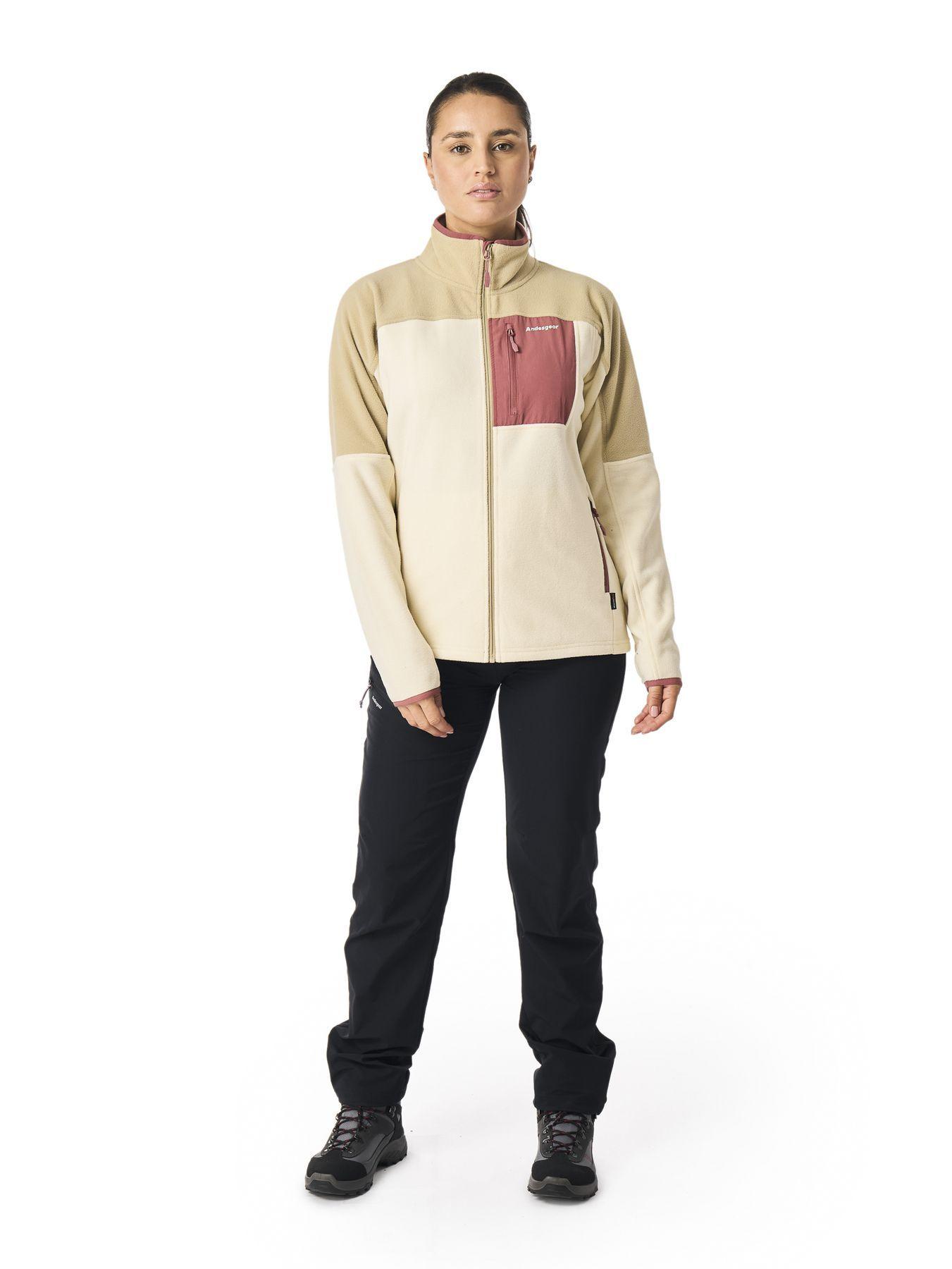 Polar Andesgear Mujer New Maihue Fullzip Café-3