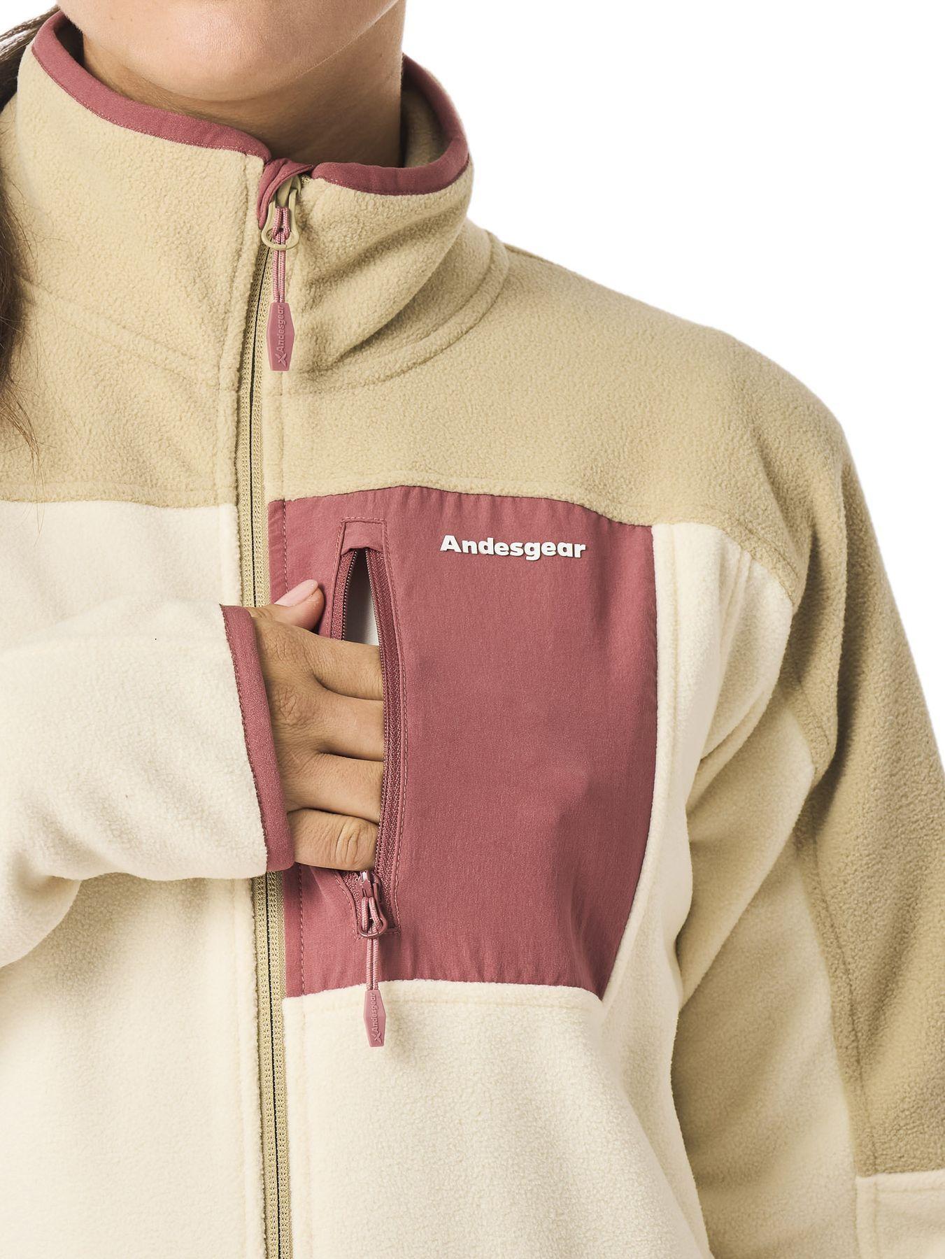 Polar Andesgear Mujer New Maihue Fullzip Café-5