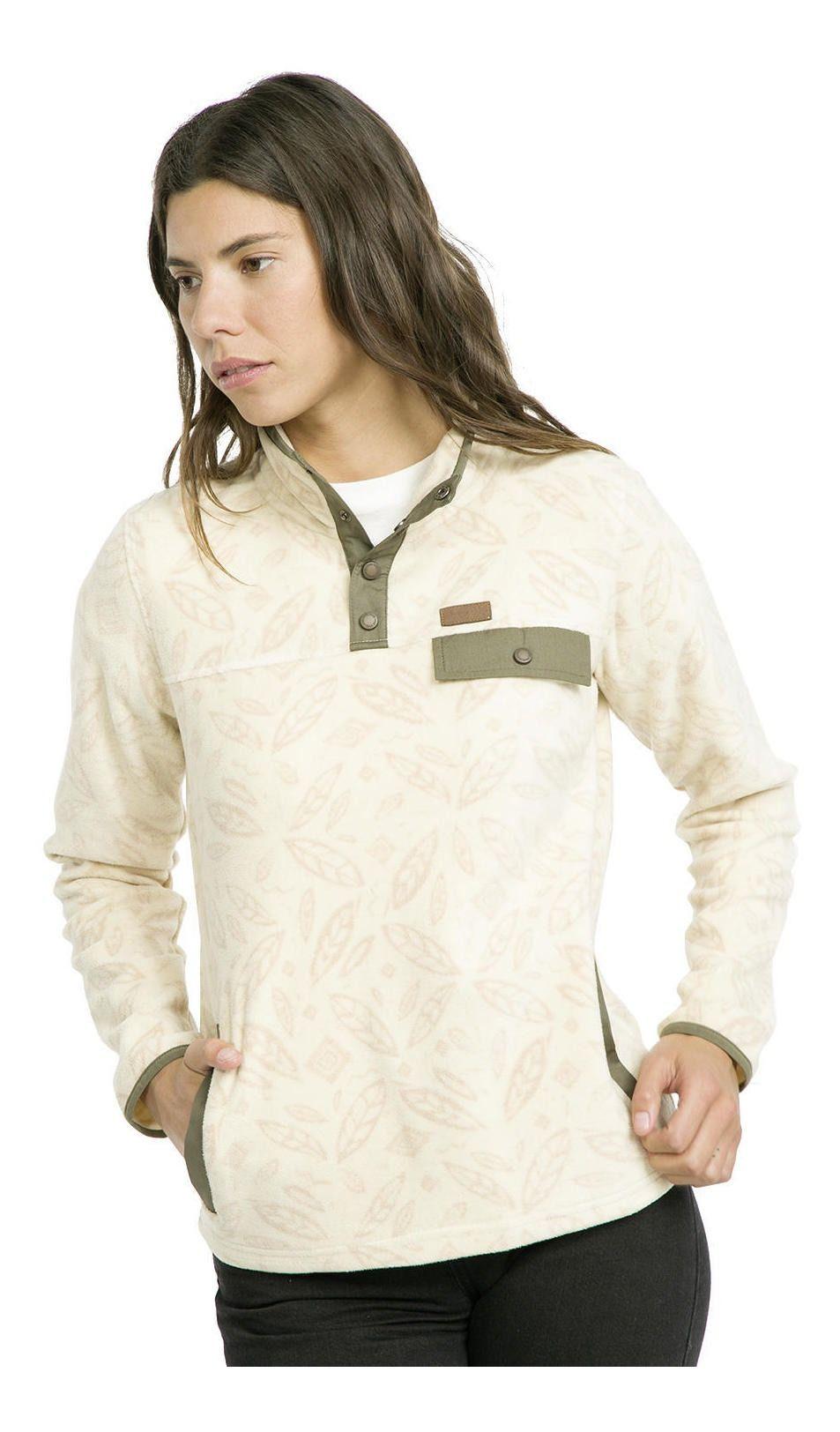 Polar Kivül Mujer Femenino Irenke Fleece Crudo Café-0