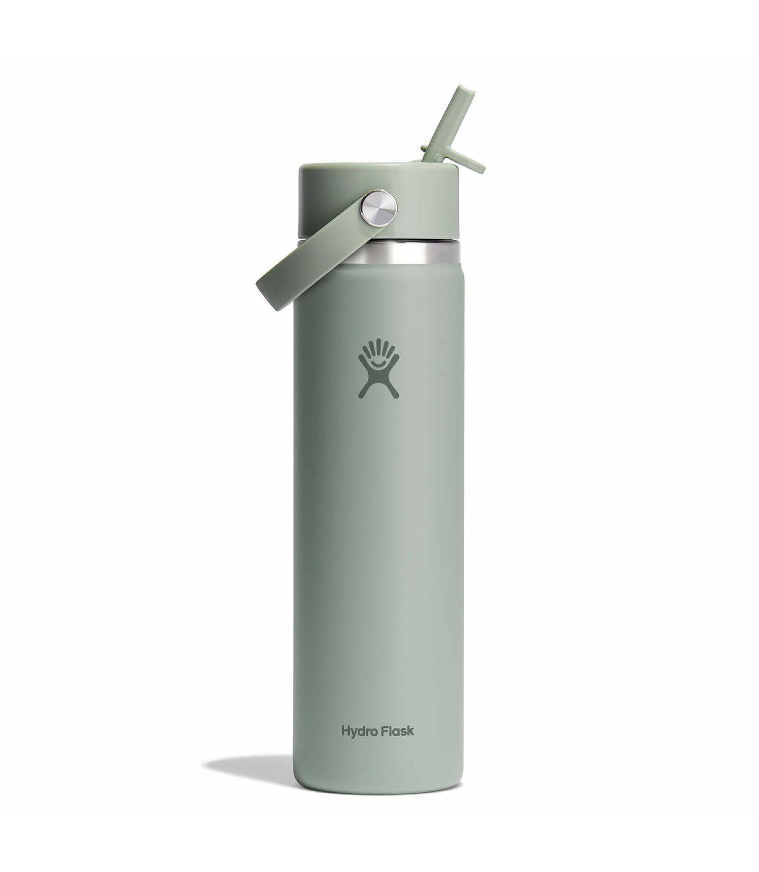 Botella Hydroflask Boca Ancha Con Bombilla 710Ml Verde V25-0