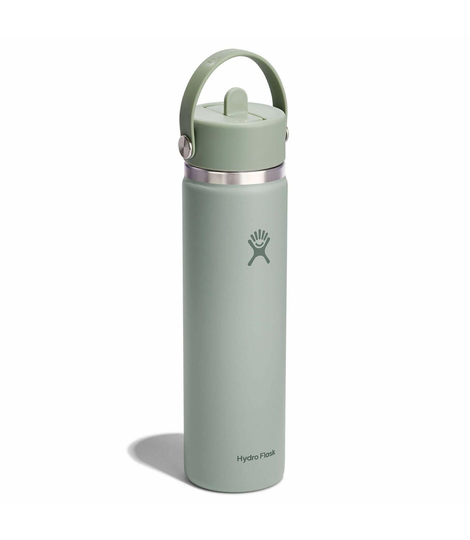 Botella Hydroflask Boca Ancha Con Bombilla 710Ml Verde V25-1