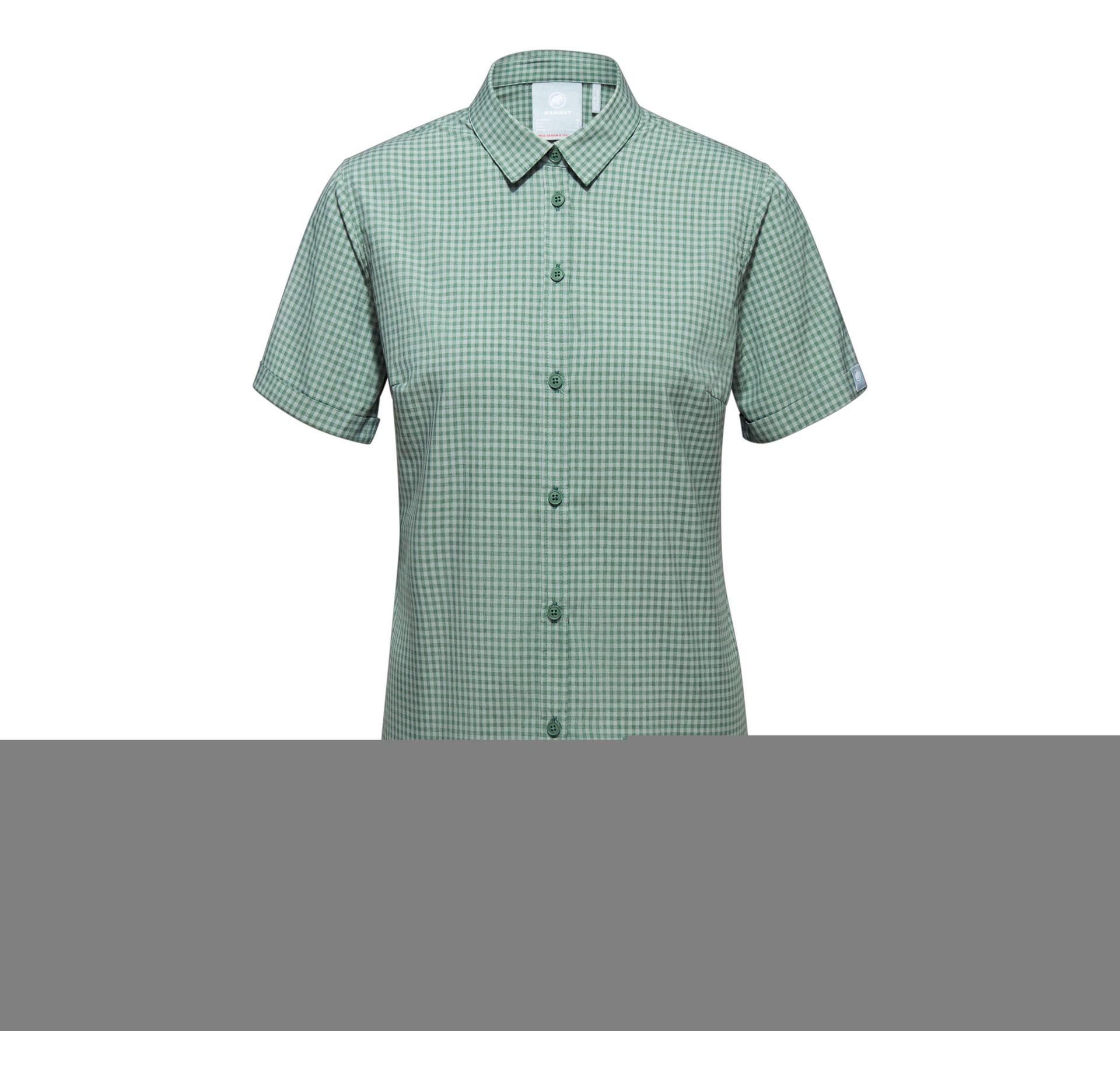 Camisa Mammut Mujer Aada Shirt Ss Verde-3