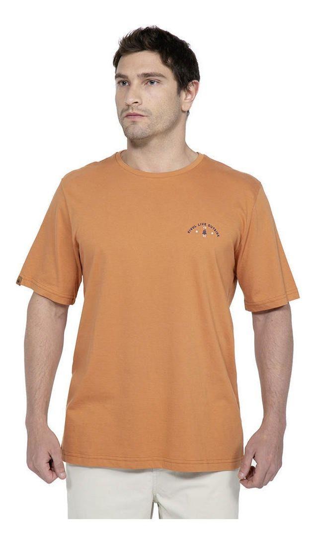 Polera Kivül Hombre Caruk Naranjo-0