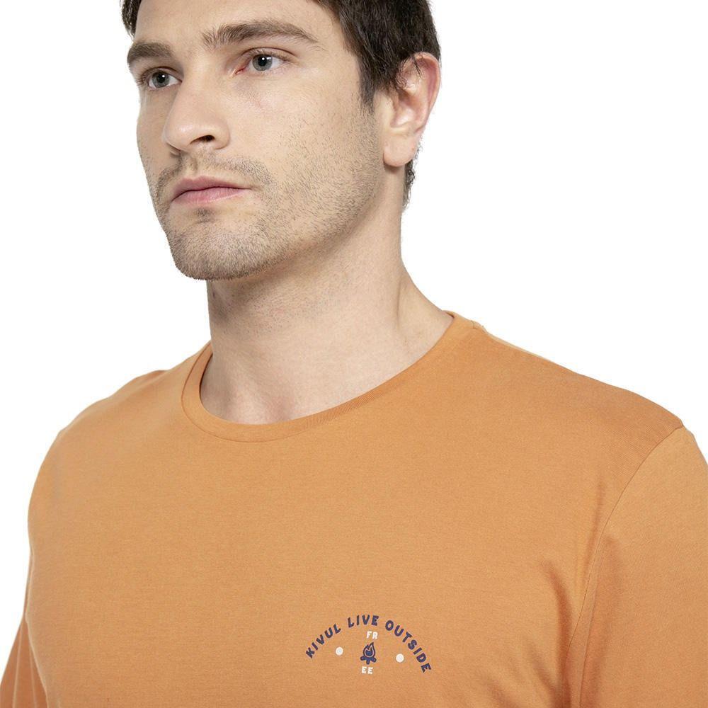 Polera Kivül Hombre Caruk Naranjo-3