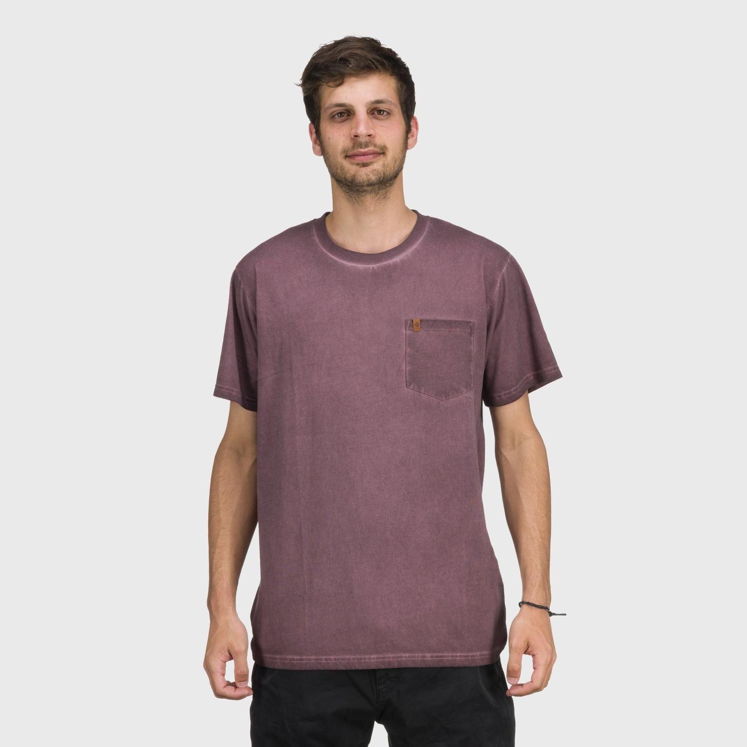 Polera Kivül Hombre Basik Reciclado Rojo-0