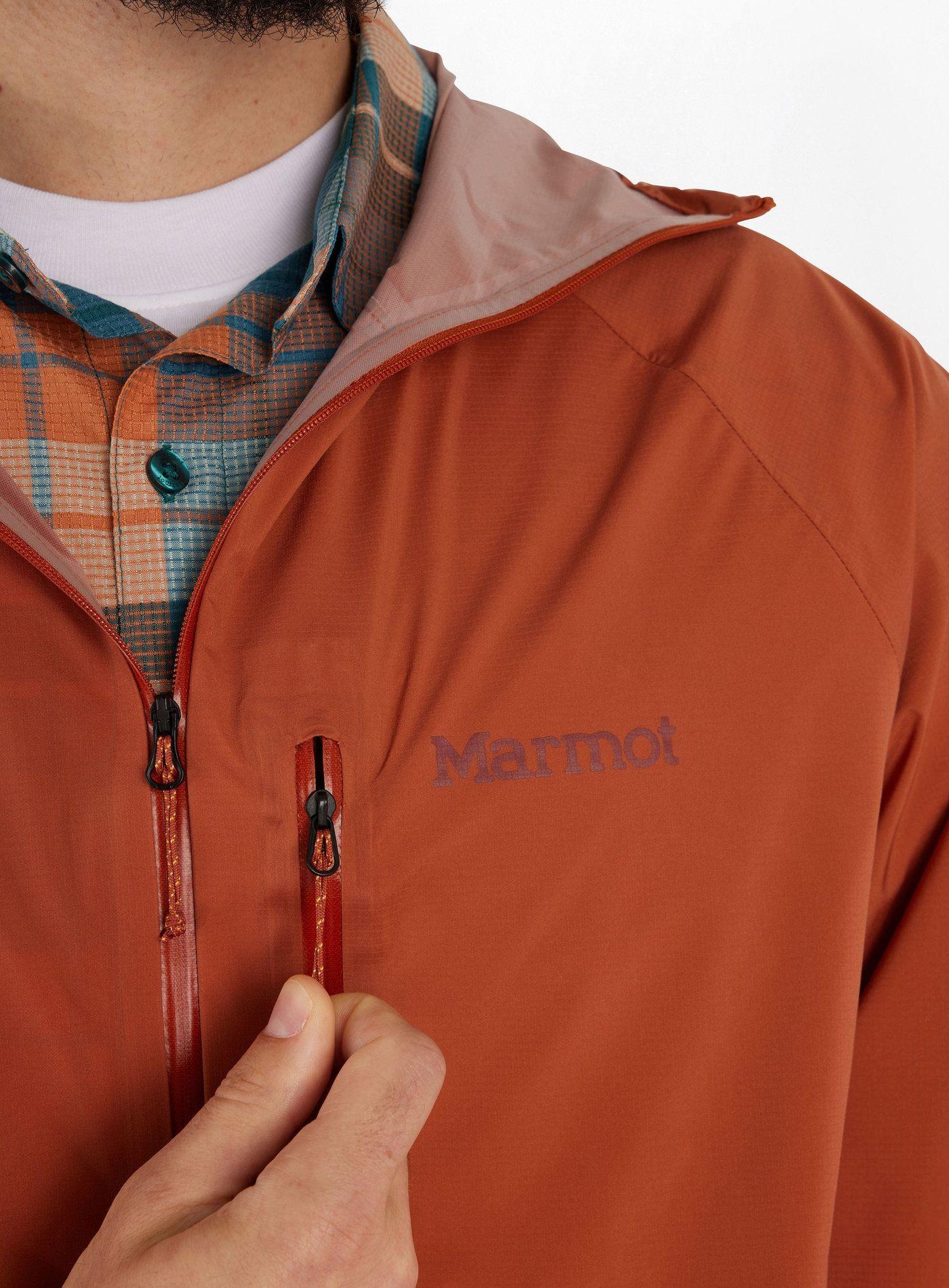 Chaqueta Marmot Hombre Impermeable Superalloy Naranjo-3