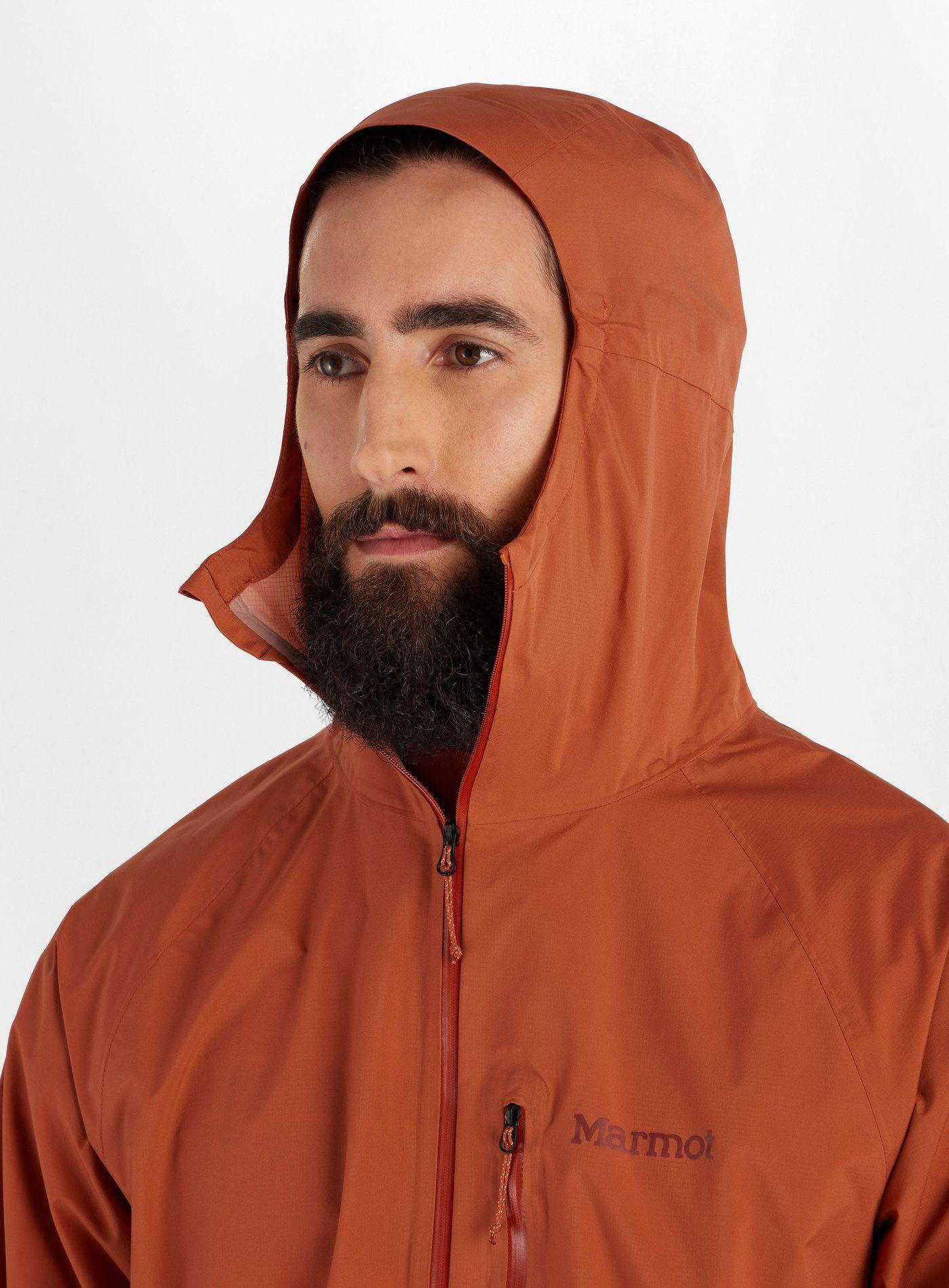 Chaqueta Marmot Hombre Impermeable Superalloy Naranjo-7