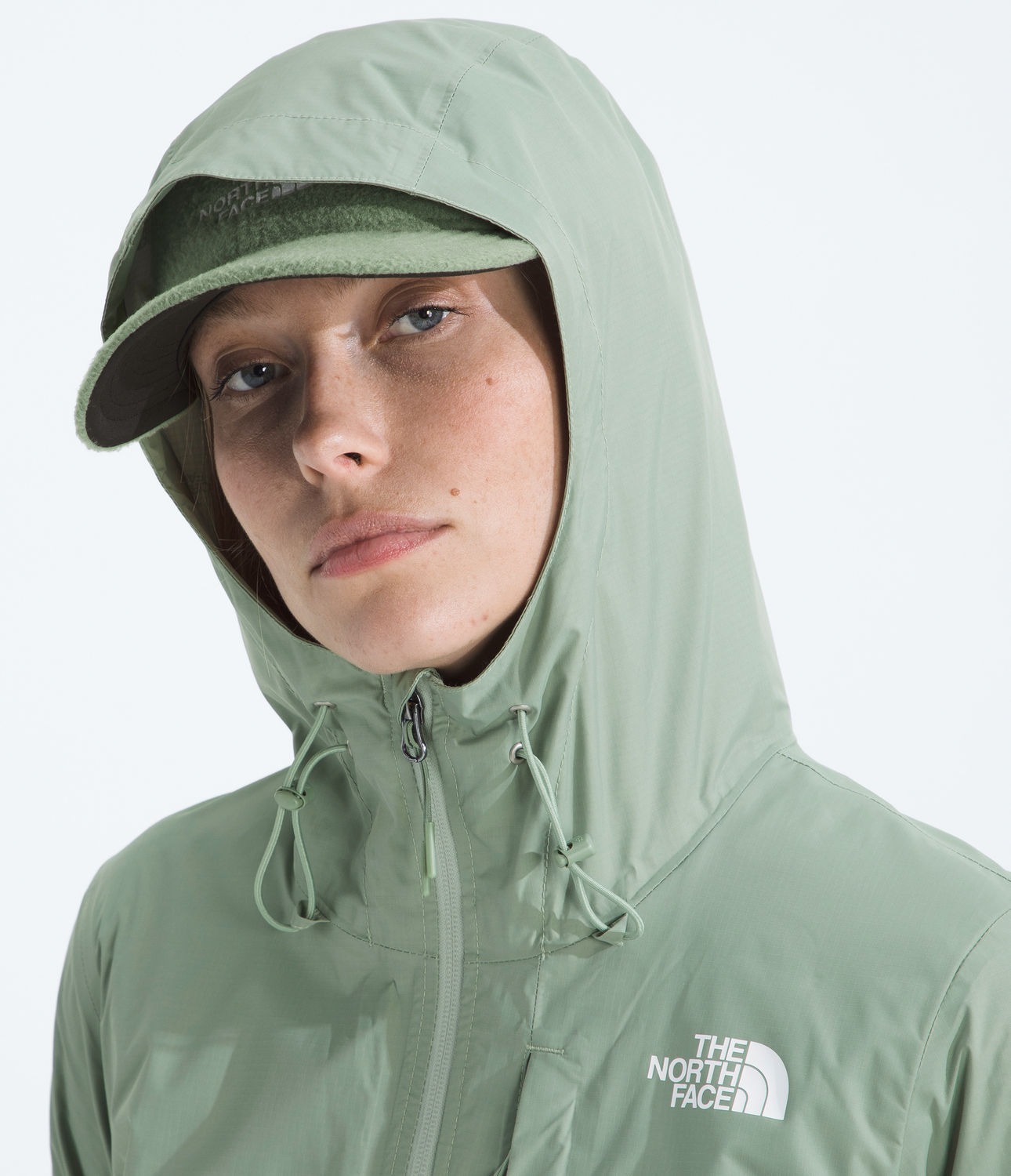 Chaqueta Impermeable Alta Vista Mujer Verde Claro-7