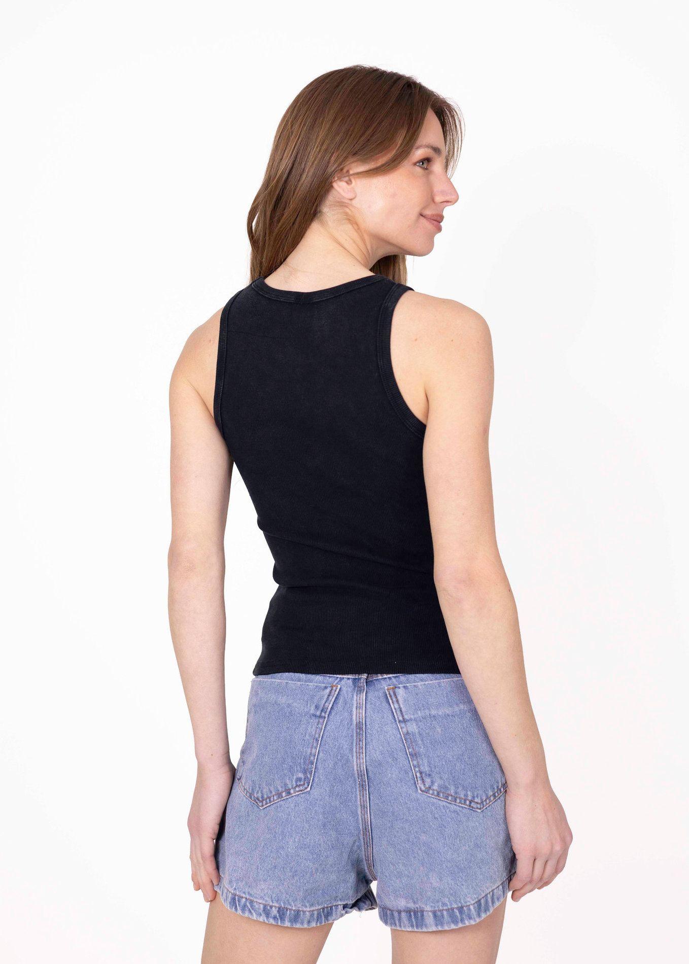 Polera Lip Stoked V26 Mujer Negro-3