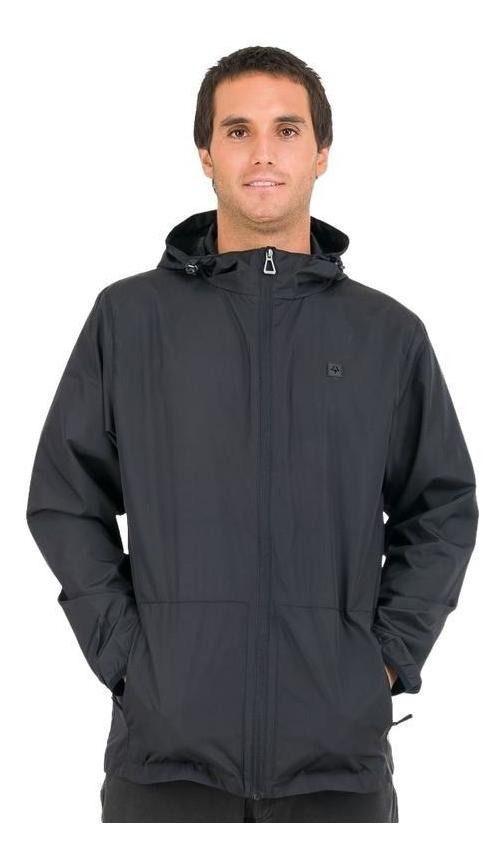 Chaqueta Kivül Hombre Cortaviento Mak Reciclada Negro-0