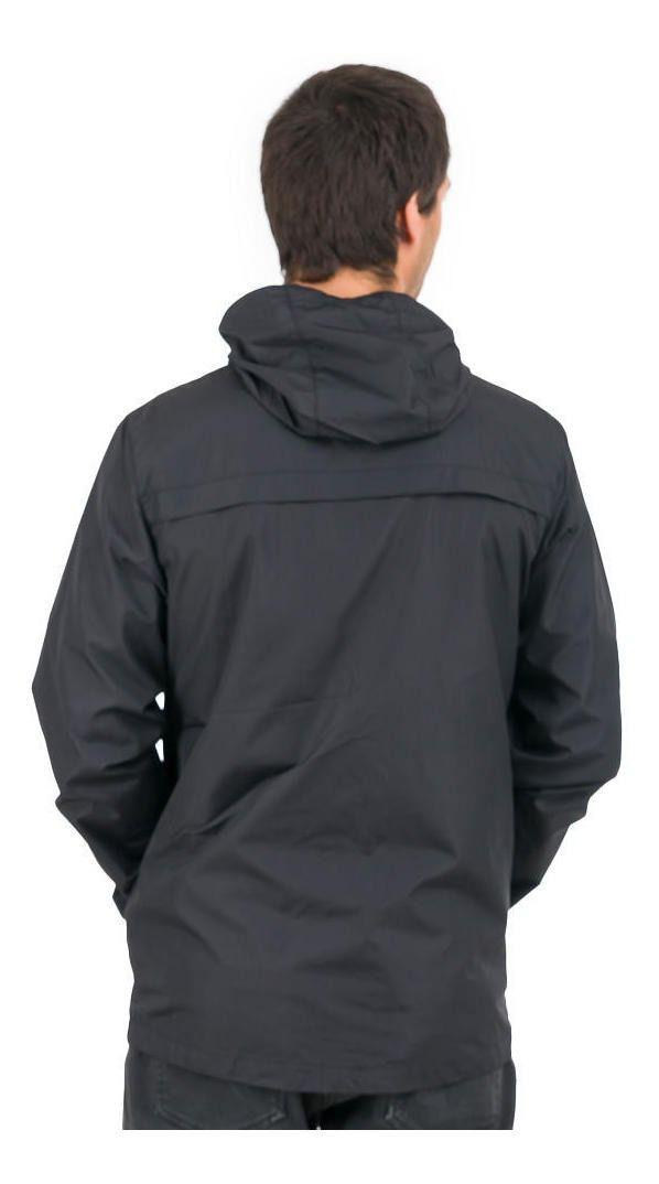 Chaqueta Kivül Hombre Cortaviento Mak Reciclada Negro-2