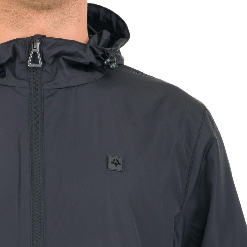 Chaqueta Kivül Hombre Cortaviento Mak Reciclada Negro-4