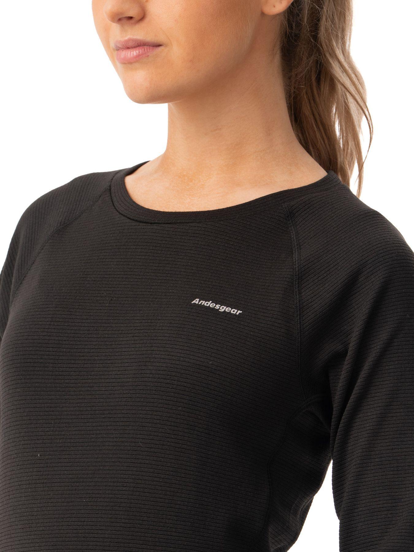 Primera Andesgear Mujer Capa Expedicion Top AG001 Negro-3