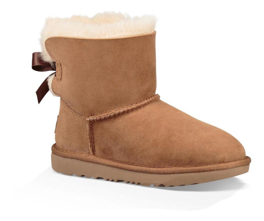 Botas UGG Niña Mini Bailey Bow Ii Café-1