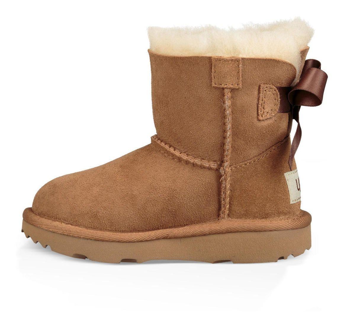 Botas UGG Niña Mini Bailey Bow Ii Café-2