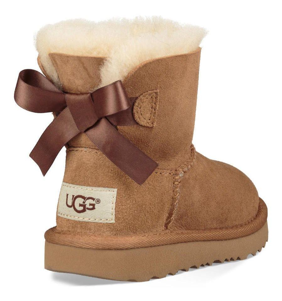 Botas UGG Niña Mini Bailey Bow Ii Café-3