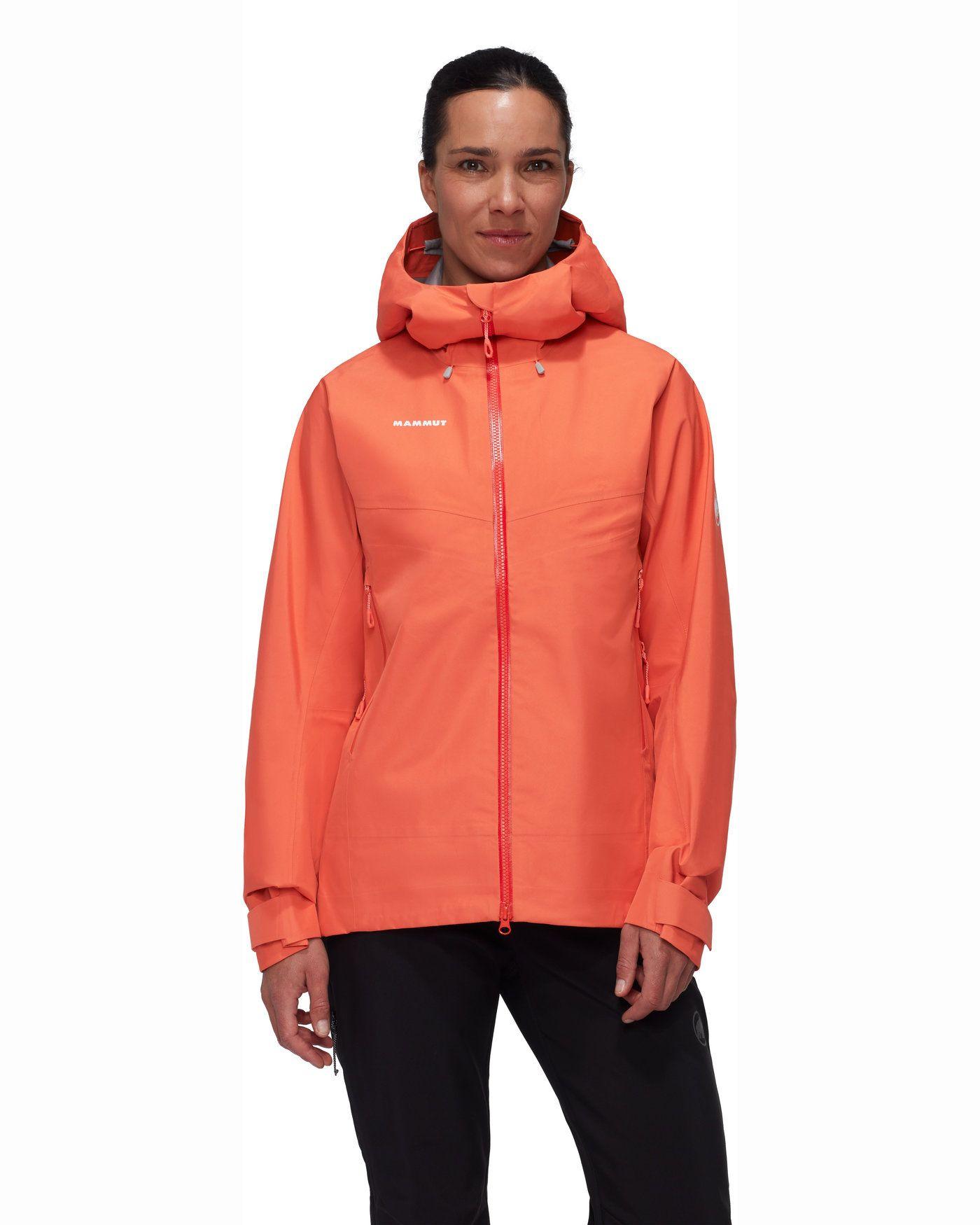 Chaqueta Mammut Mujer Crater Iv Hs Hooded Naranja-0