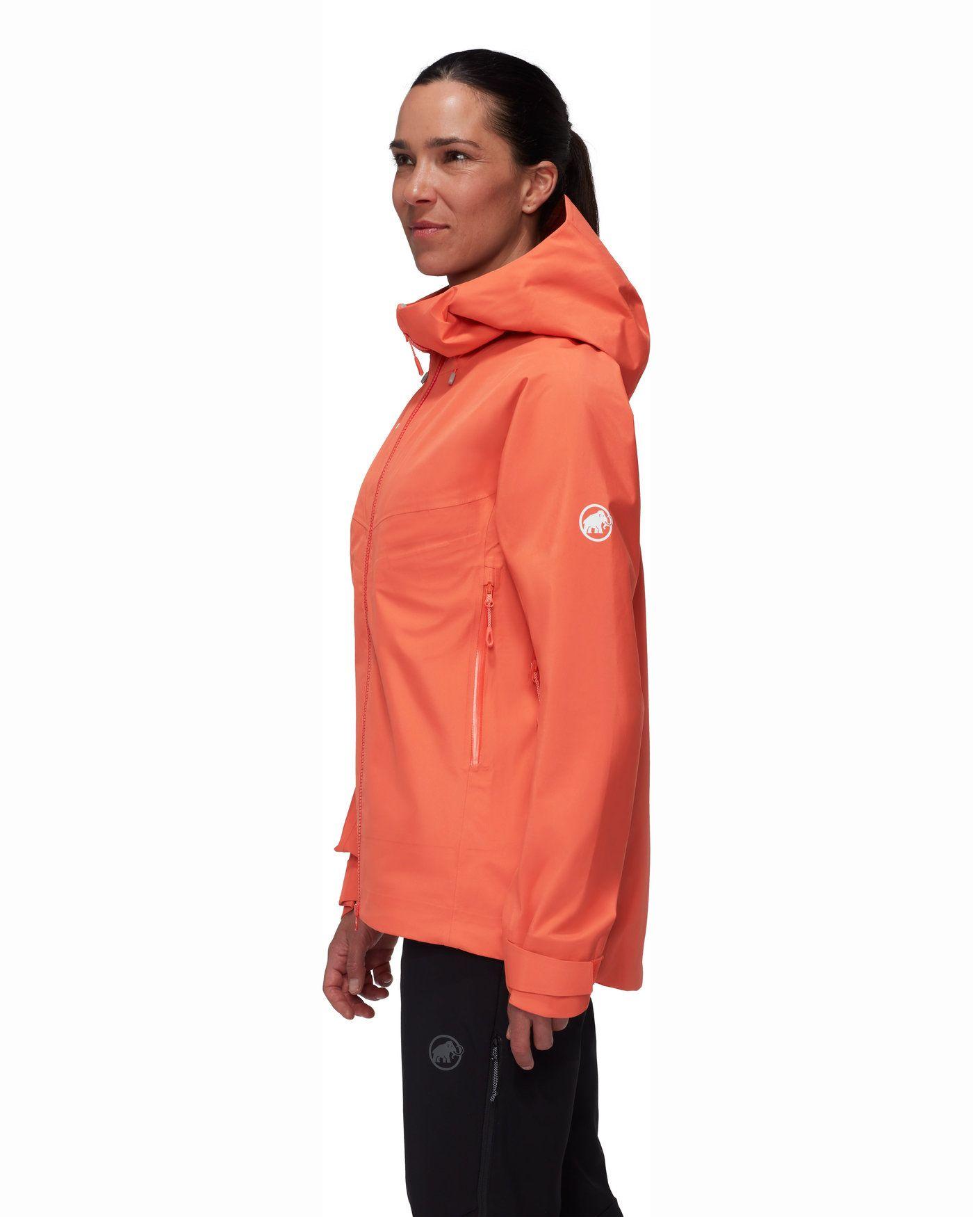Chaqueta Mammut Mujer Crater Iv Hs Hooded Naranja-1