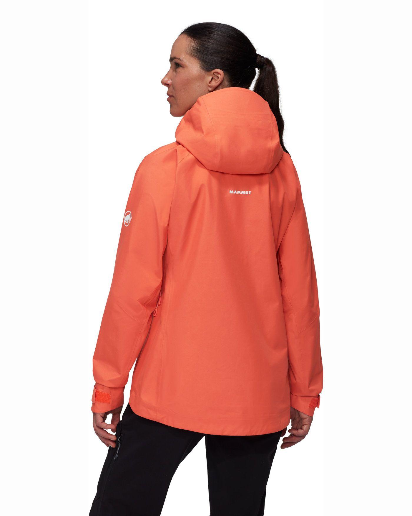 Chaqueta Mammut Mujer Crater Iv Hs Hooded Naranja-2