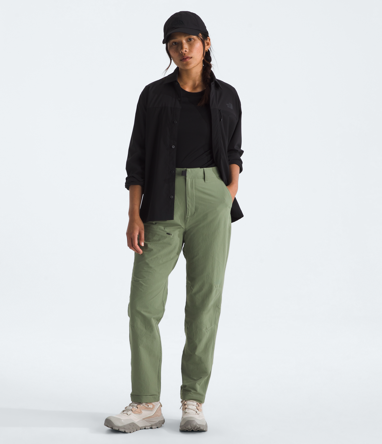 Pantalon Basin Pant Mujer Verde Claro-2