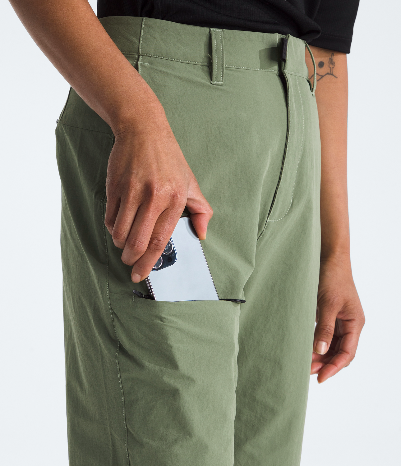 Pantalon Basin Pant Mujer Verde Claro-4