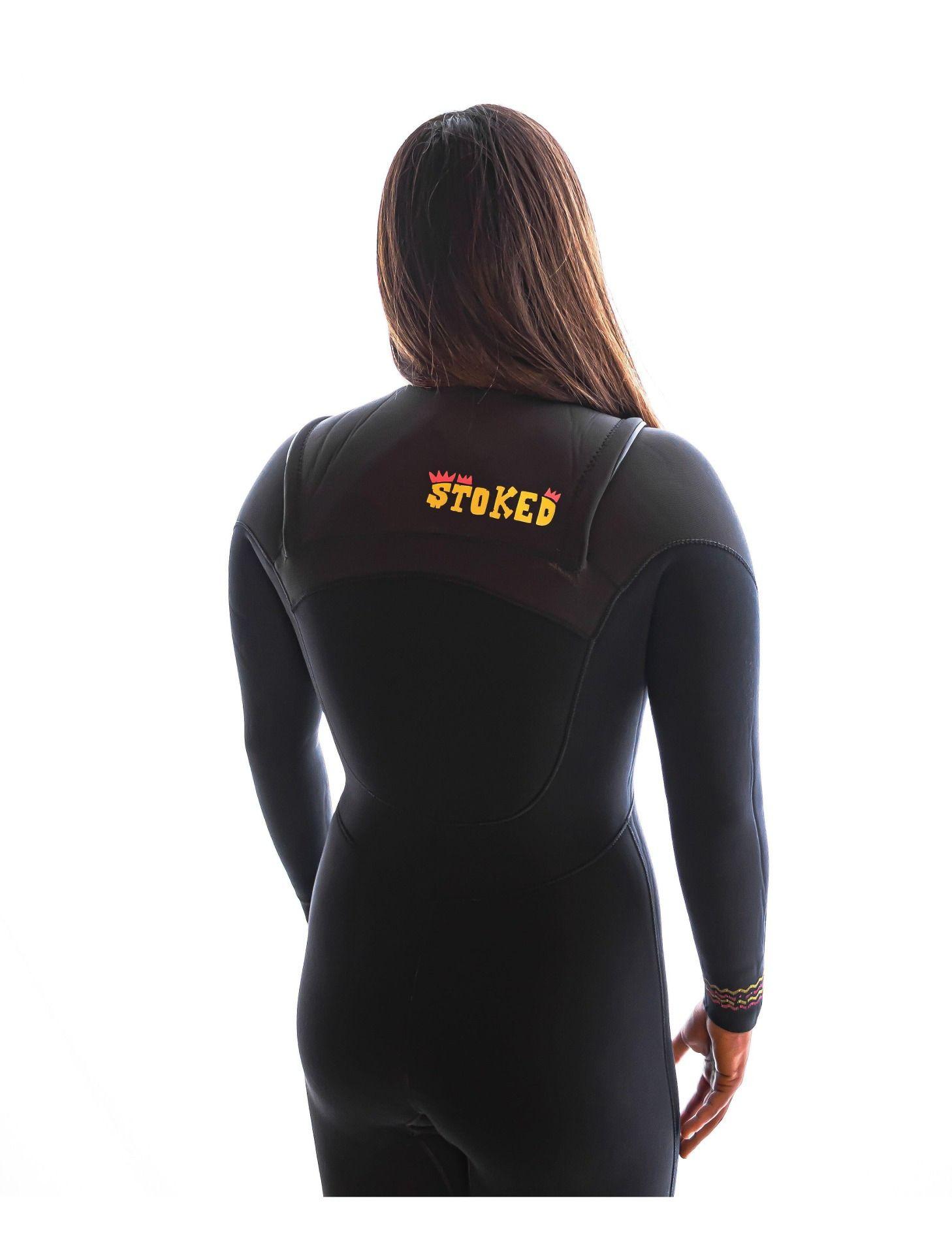 Traje Stoked Mujer De Agua G4 5.4.3. Mm Eco Negro-3