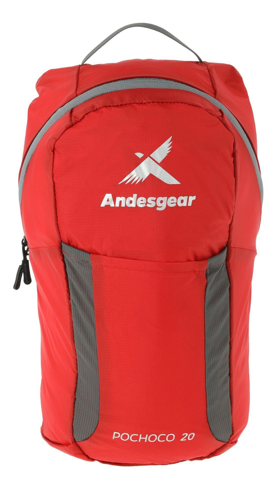 Mochila Andesgear Unisex Compactable Pochoco 20 Rojo-2