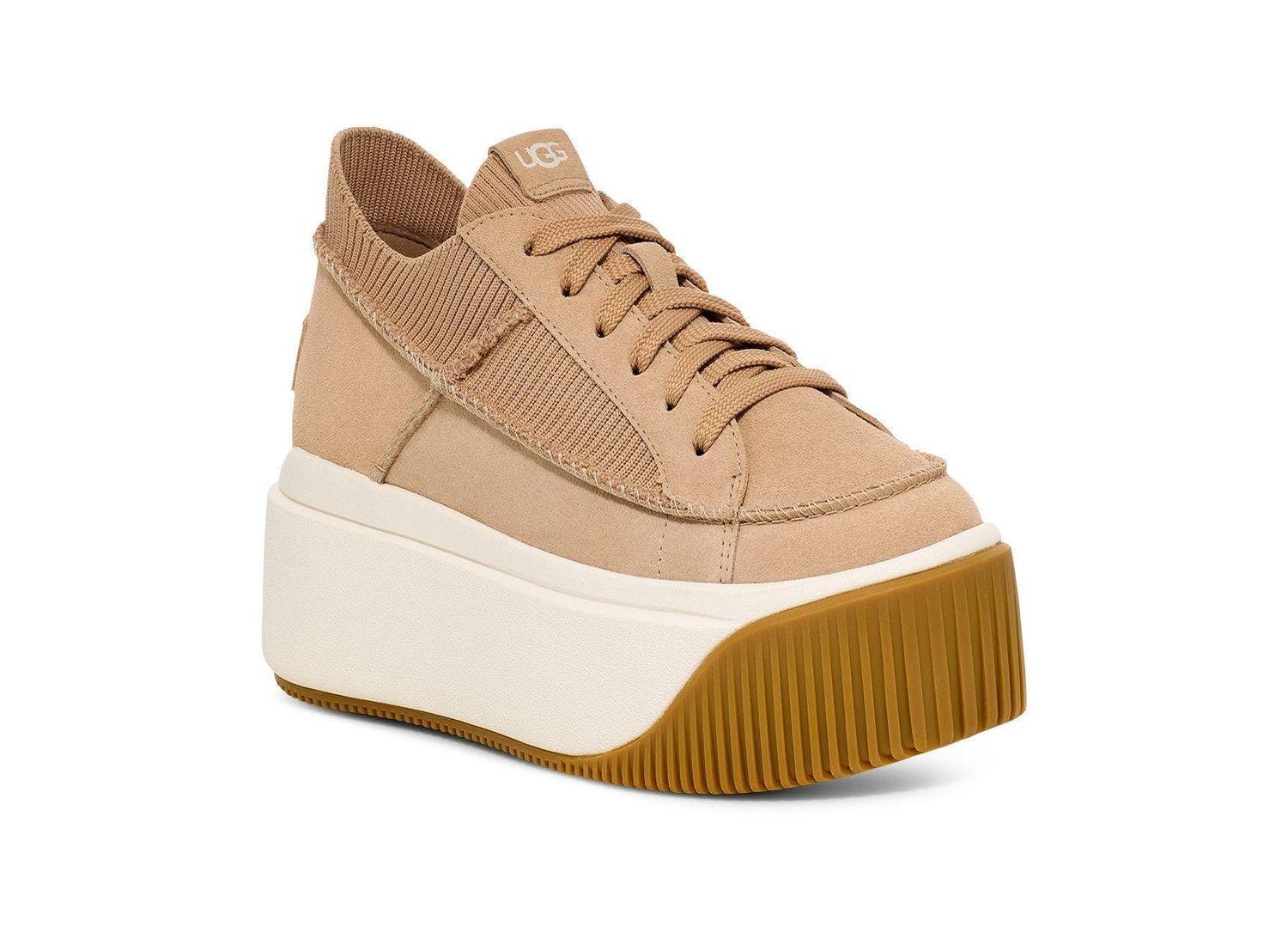 Zapatillas Ugg Mujer Ez-Duzzit Lace Beige-1
