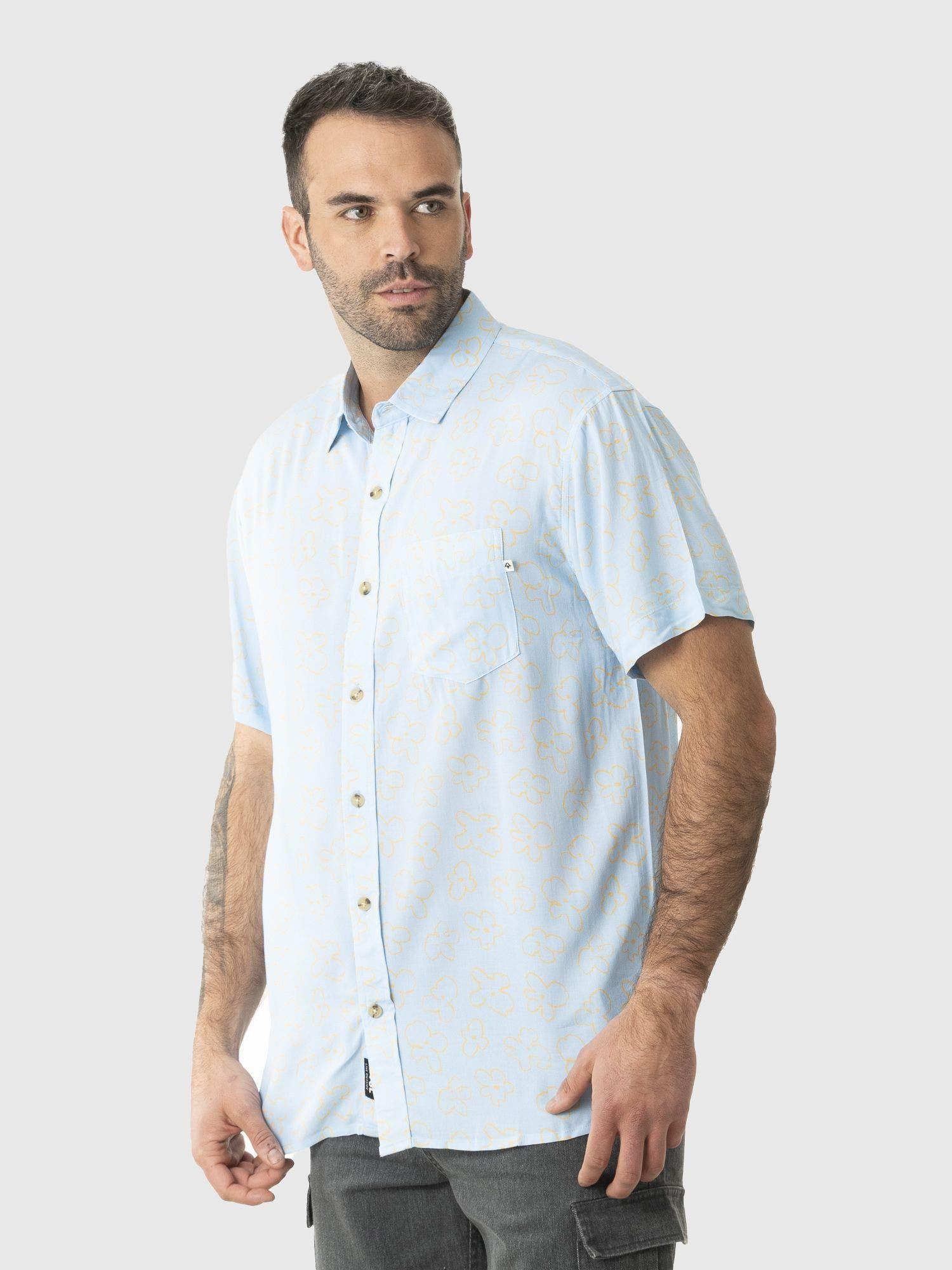 Camisa Kivul Hombre Carzo Celeste-1