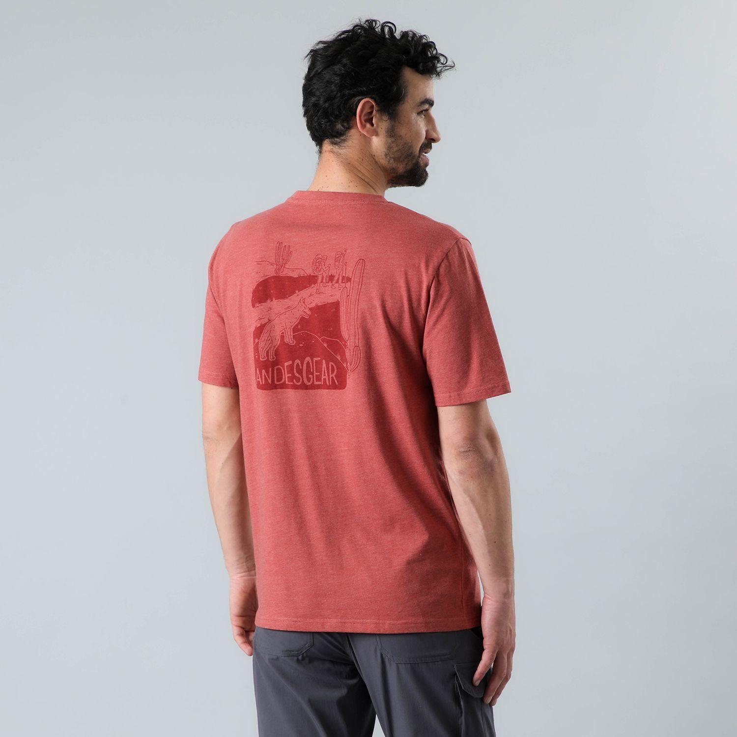 Polera Andesgear Hombre Logo Rojo-1