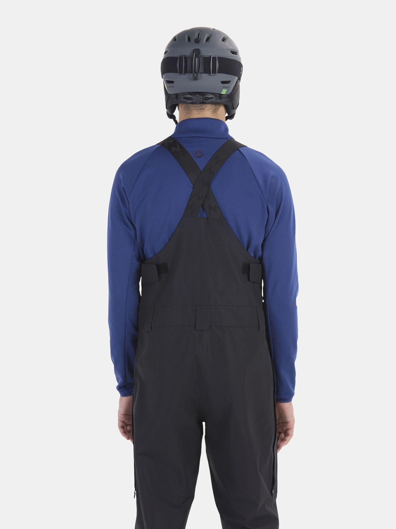 Jardinera Marmot Hombre Enterito Glades Bib Negro-1