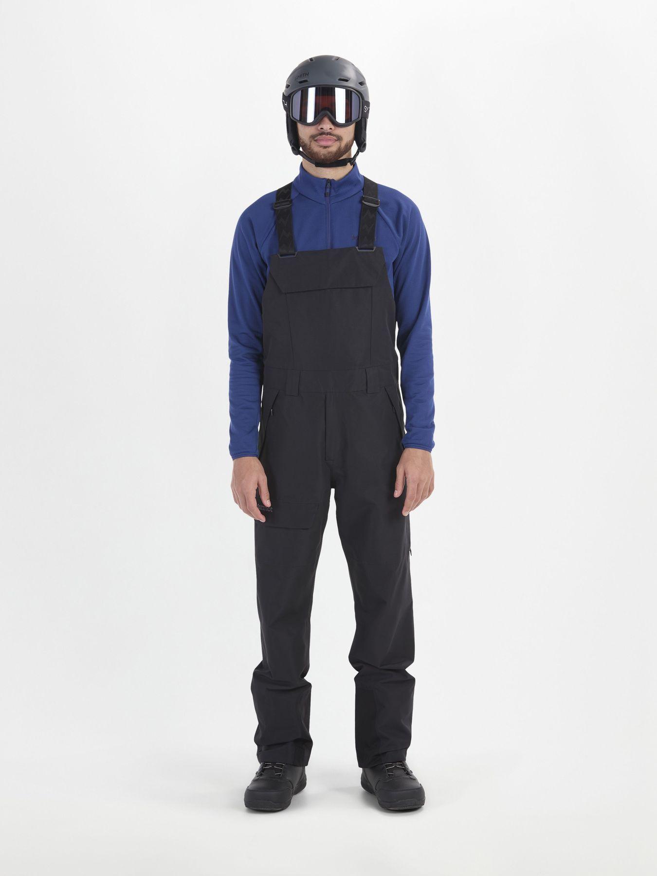 Jardinera Marmot Hombre Enterito Glades Bib Negro-2