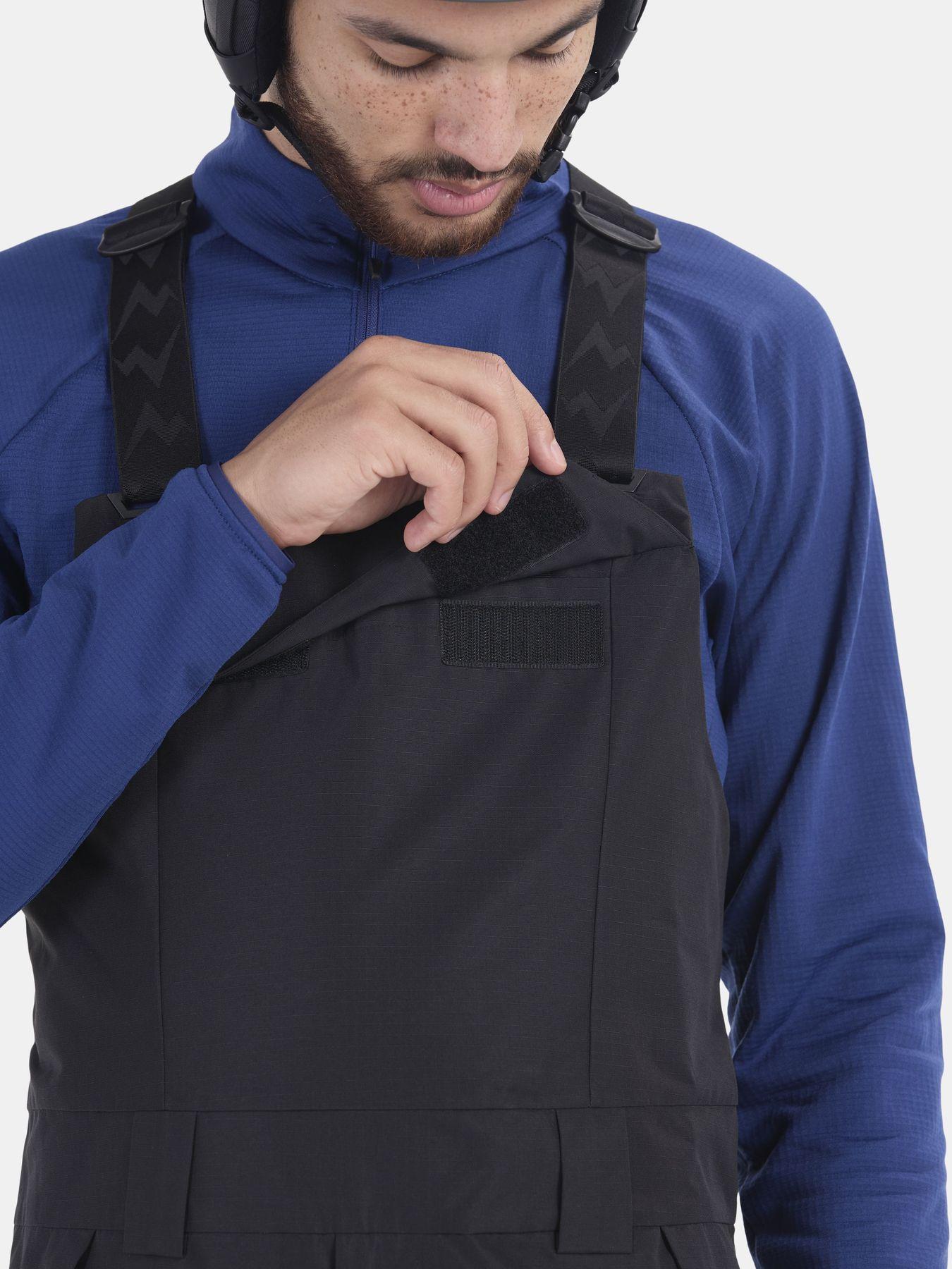 Jardinera Marmot Hombre Enterito Glades Bib Negro-4