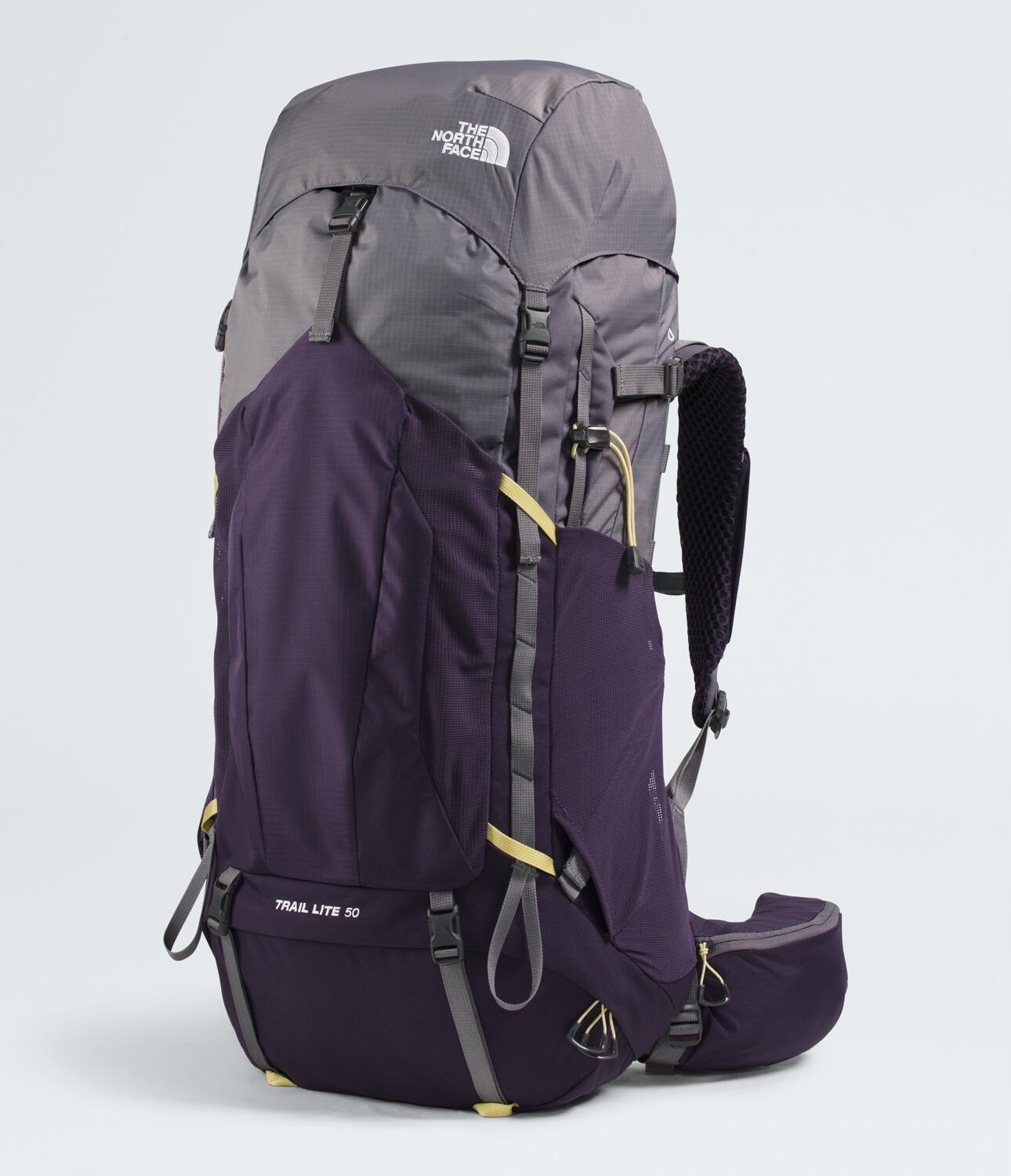 Mochila Trekking Trail Lite 50L Mujer Gris-3