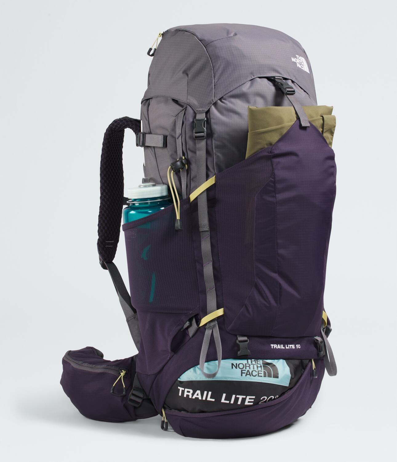 Mochila Trekking Trail Lite 50L Mujer Gris-7