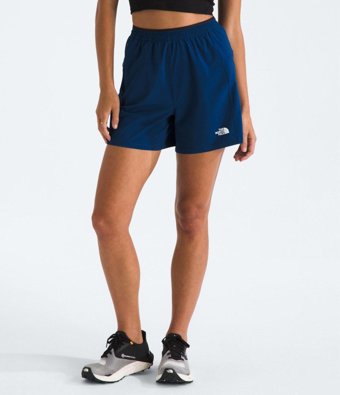 Short The North Face Mujer Deportivo Wander 2.0 Azul M.-0