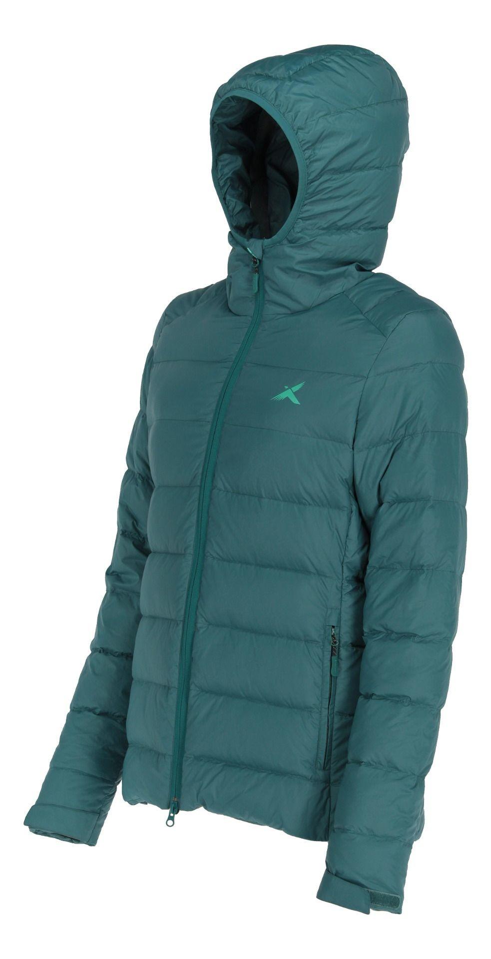 Chaqueta Andesgear Mujer Pluma 700 Verde Claro-2