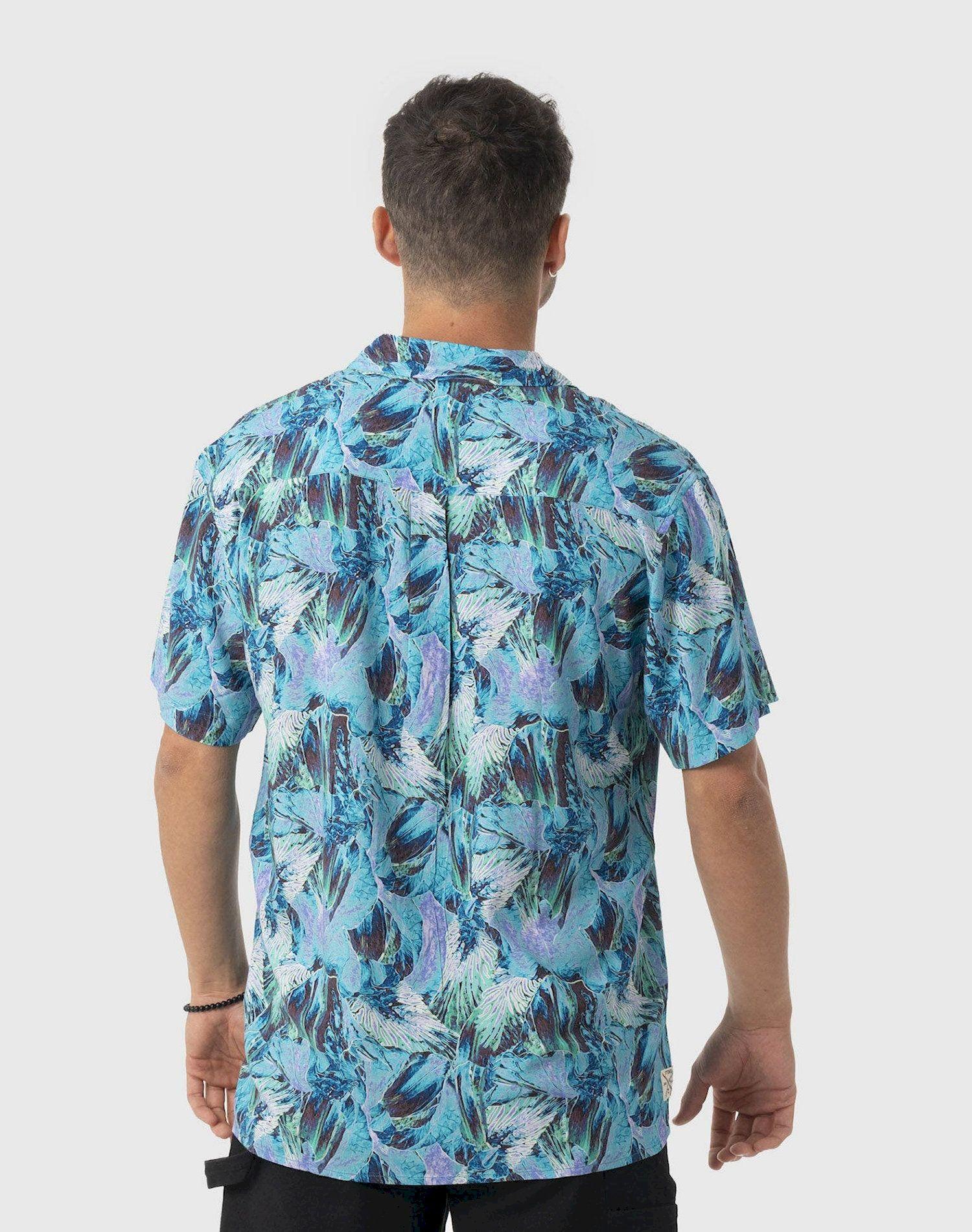Camisa Stoked Hombre Hooks Celeste-2